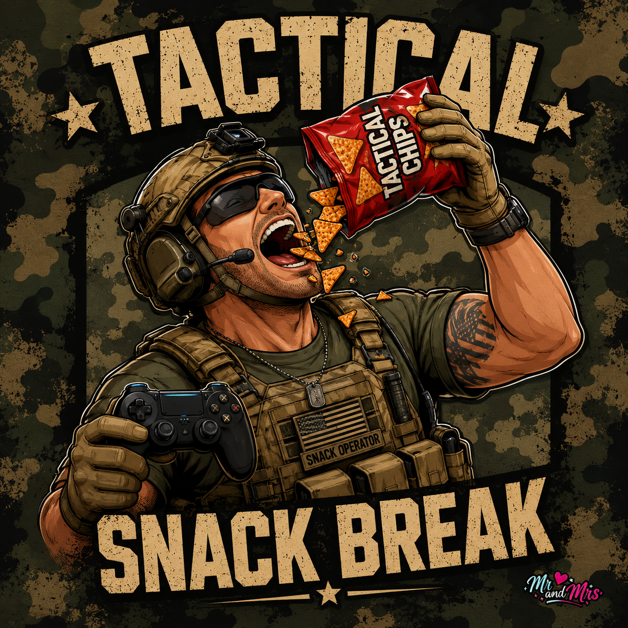 Tactical Snack Break Sticker