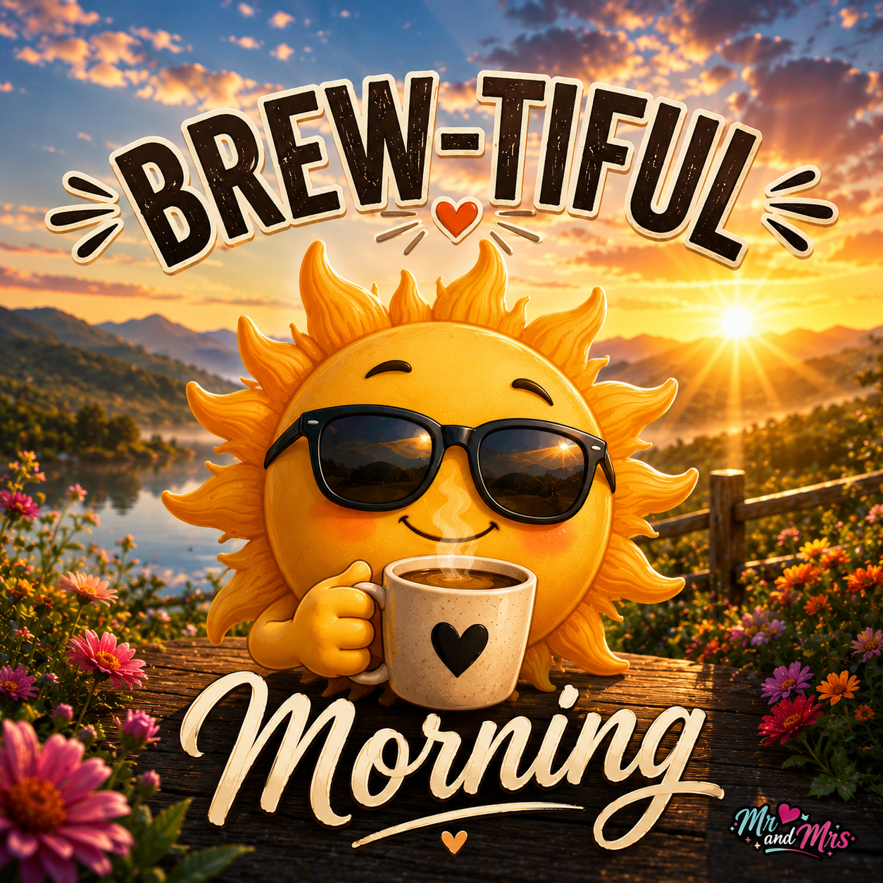 Brewtiful Morning Sticker