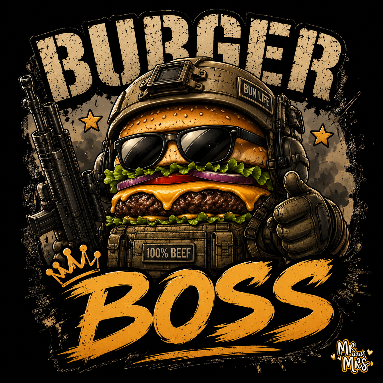 Burger Boss Sticker