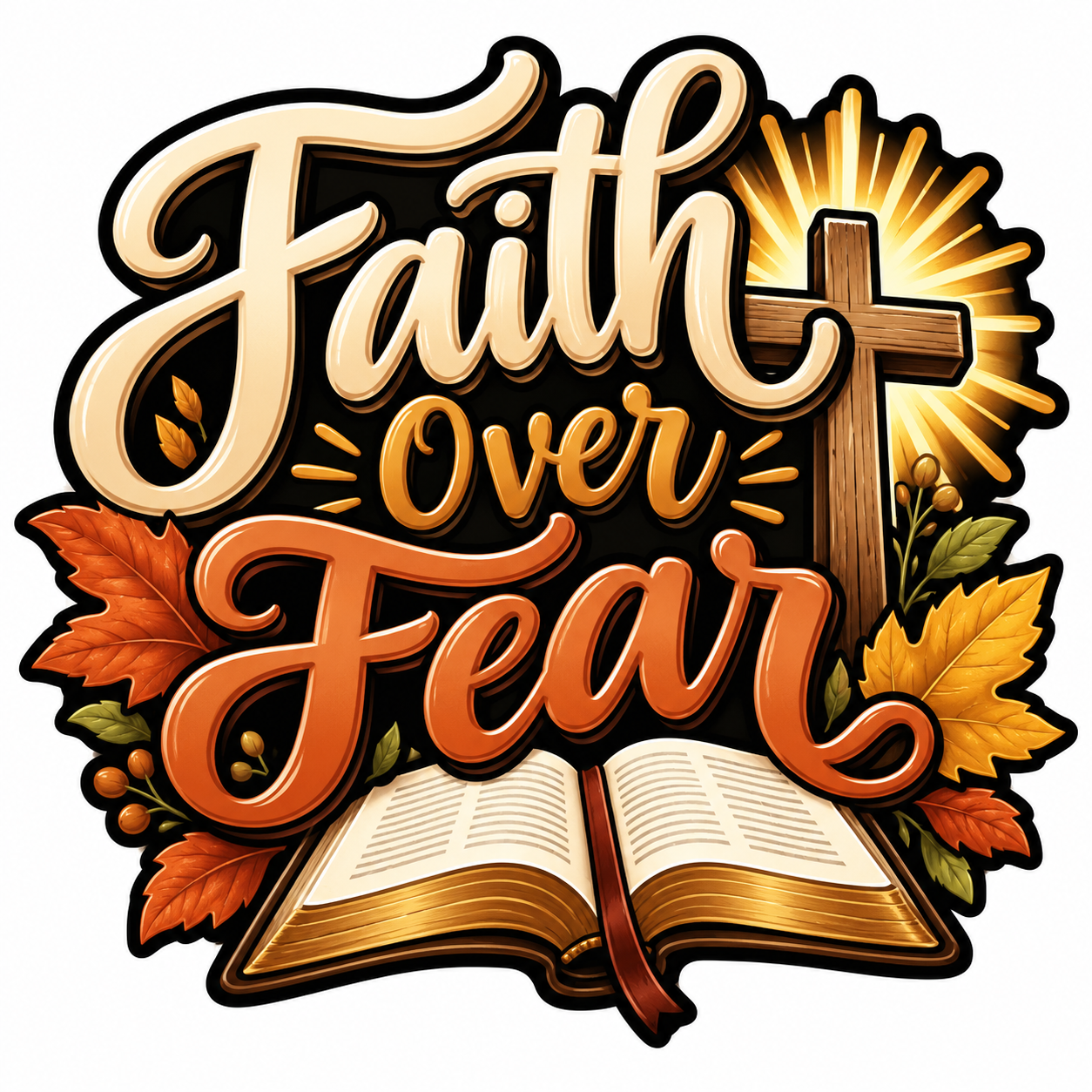 “Faith Over Fear” Sticker
