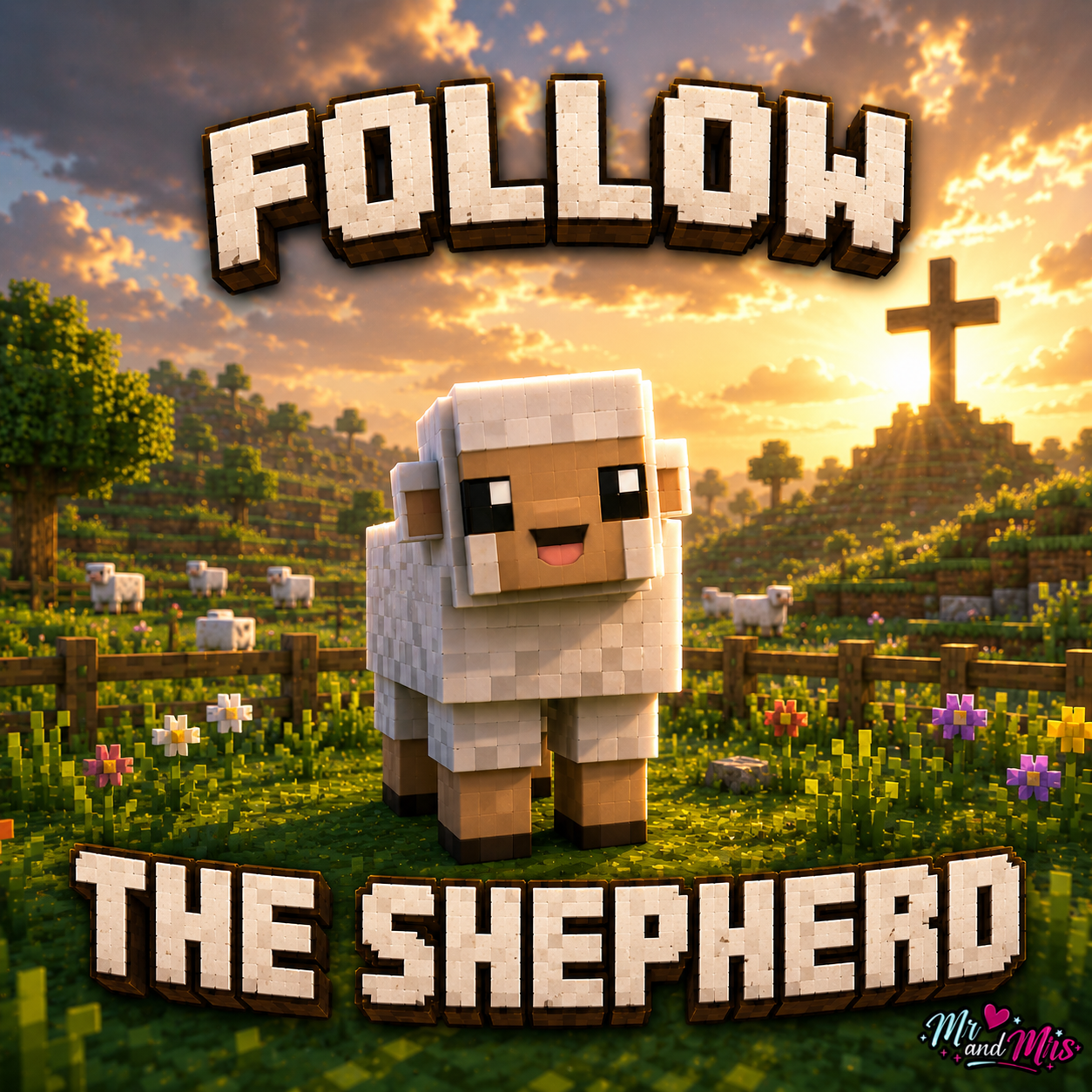 Follow the Shepherd Sticker