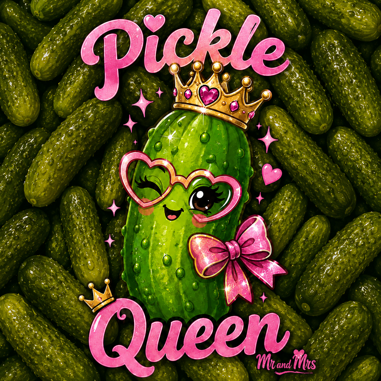 Pickle Queen Sticker