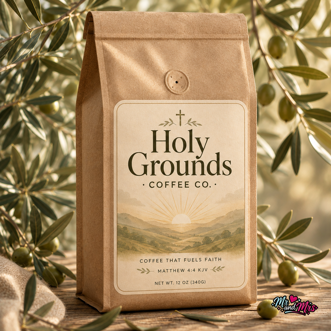 Holy Grounds Sticker