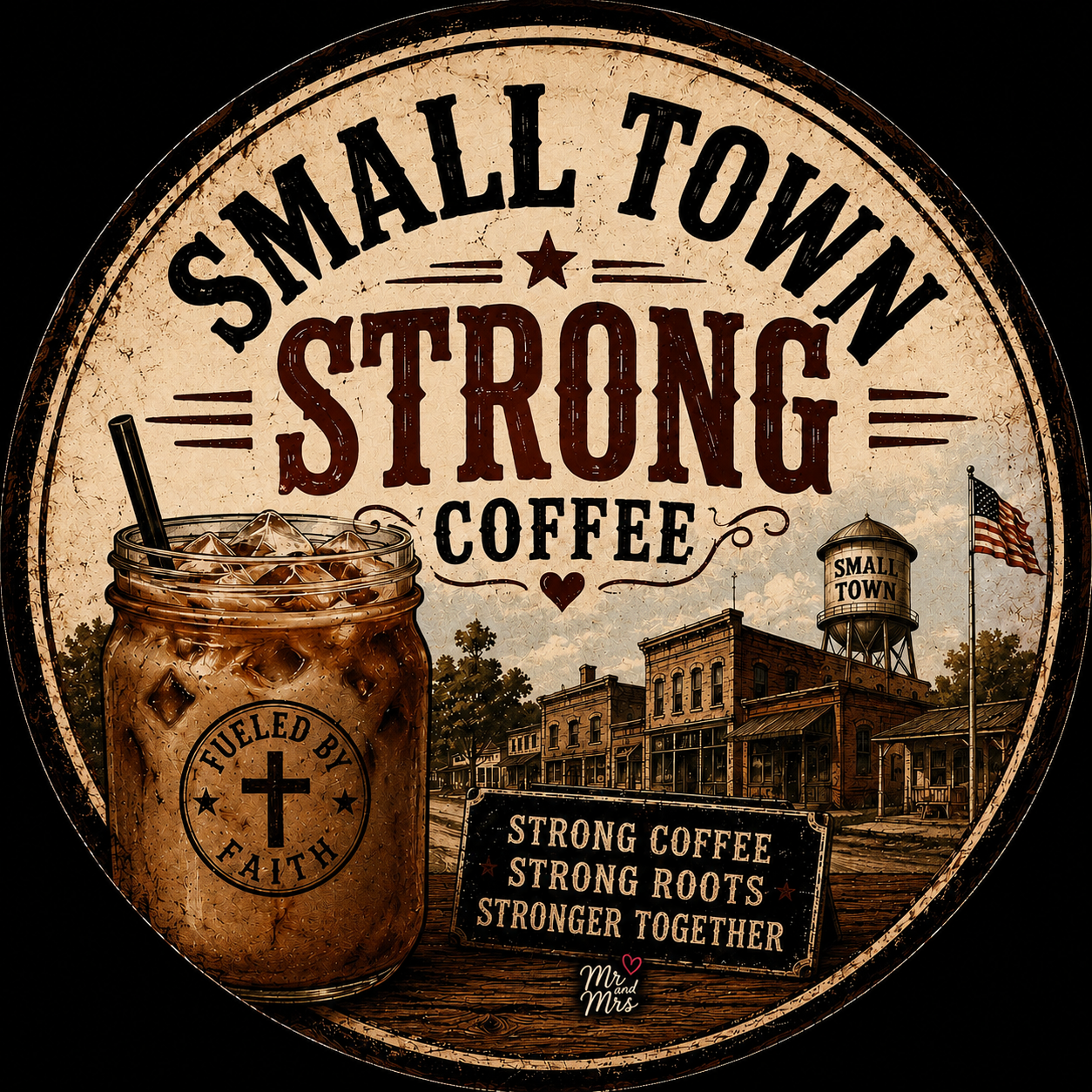 small town strong coffee sticker.png