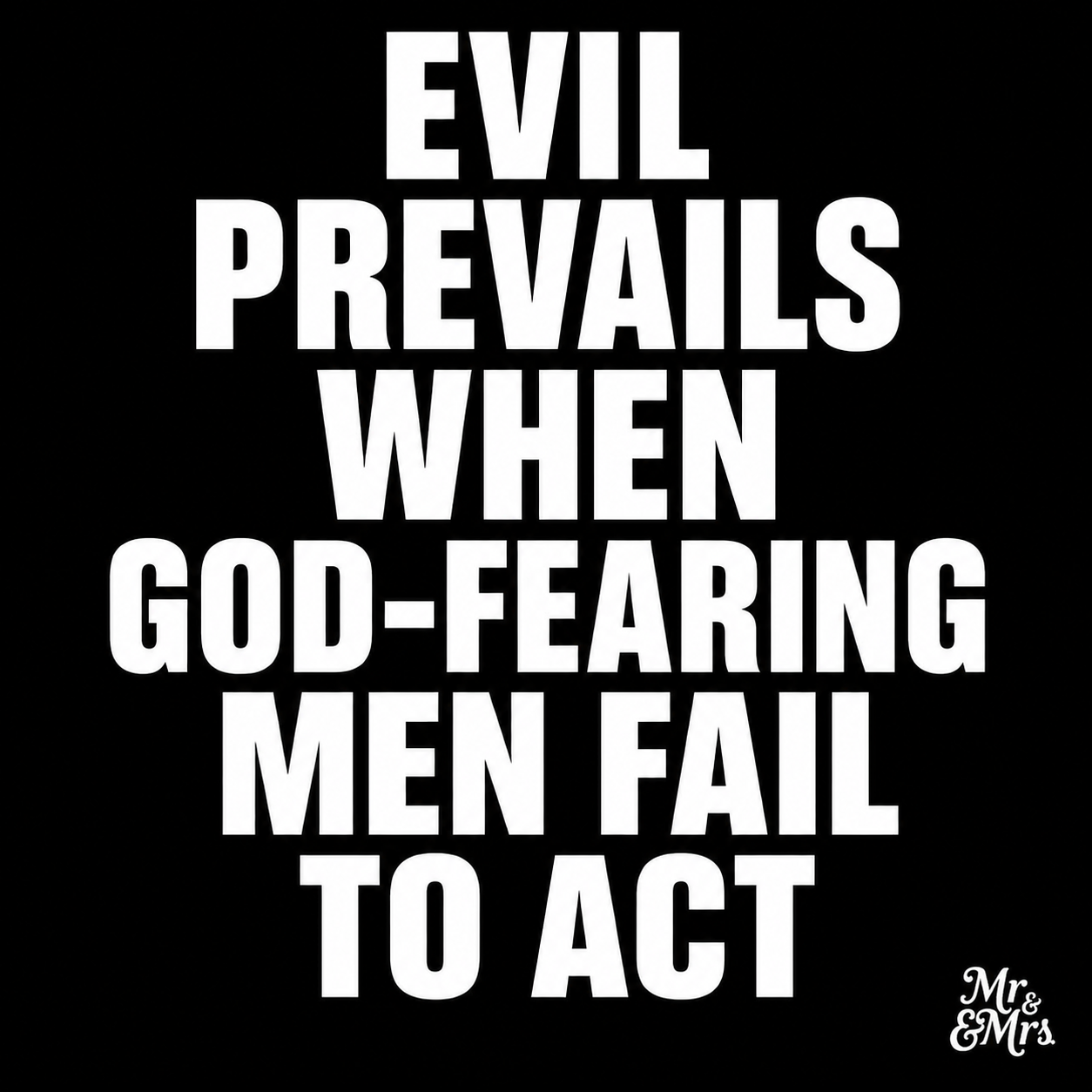 Evil Prevails Sticker (simple)