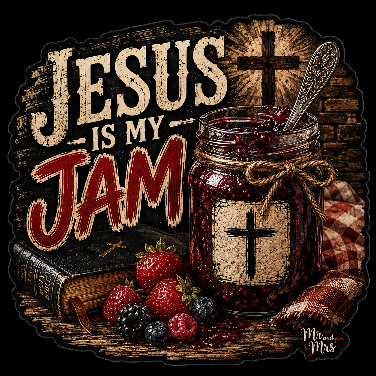 Jesus Is My Jam Sticker
