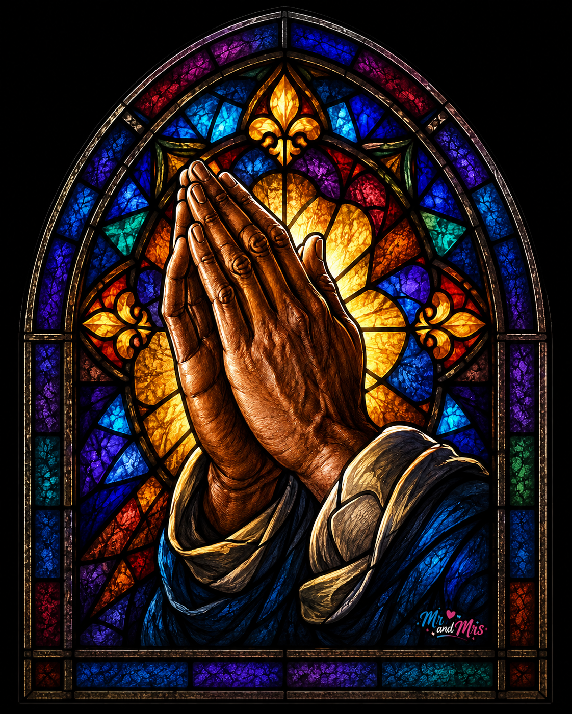 Praying Hands Sticker