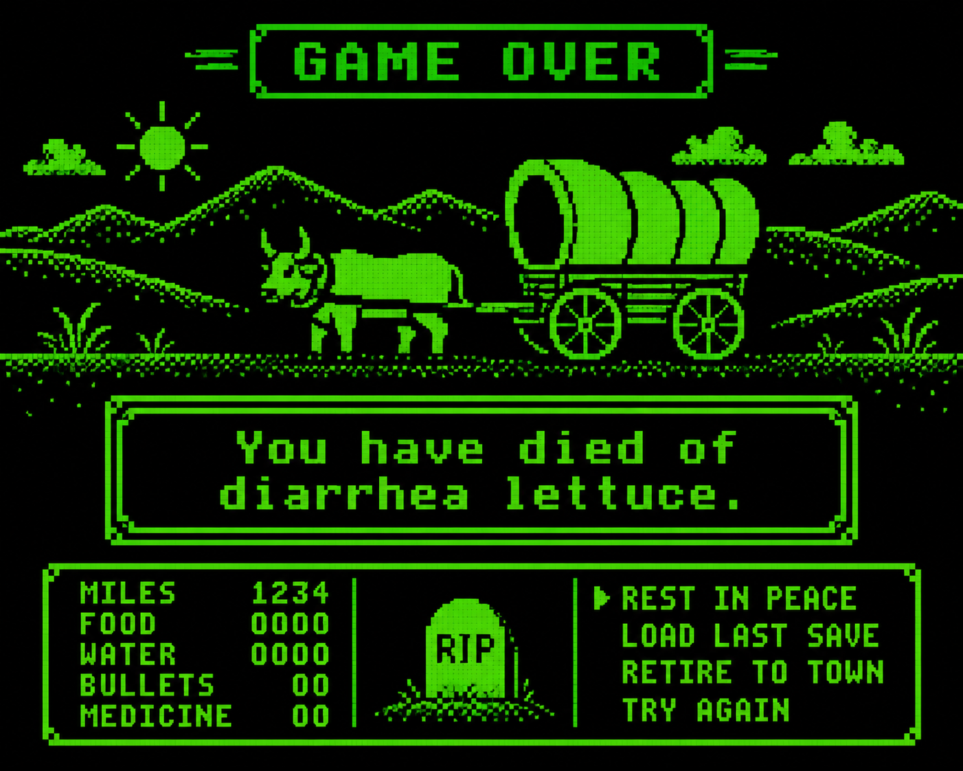 Diarrhea Lettuce Sticker