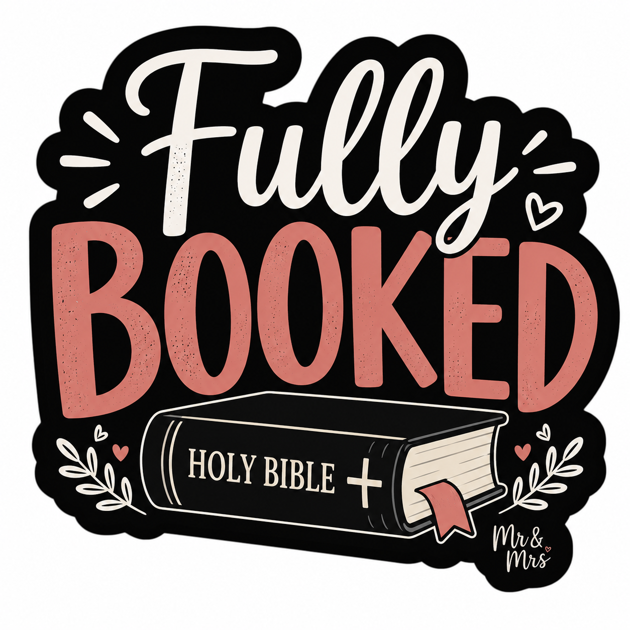 Fully Booked Sticker
