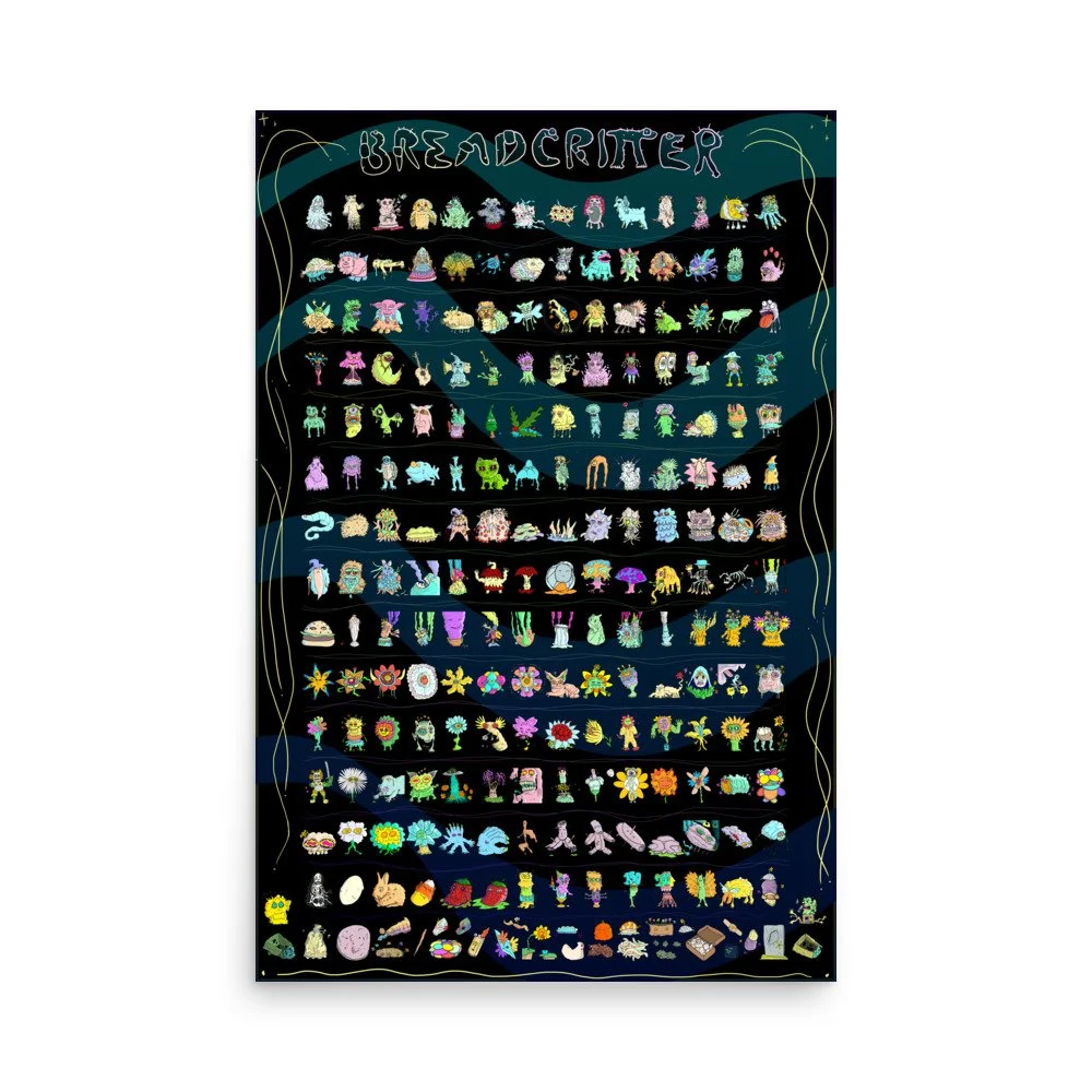 Breadcritter Matte Poster