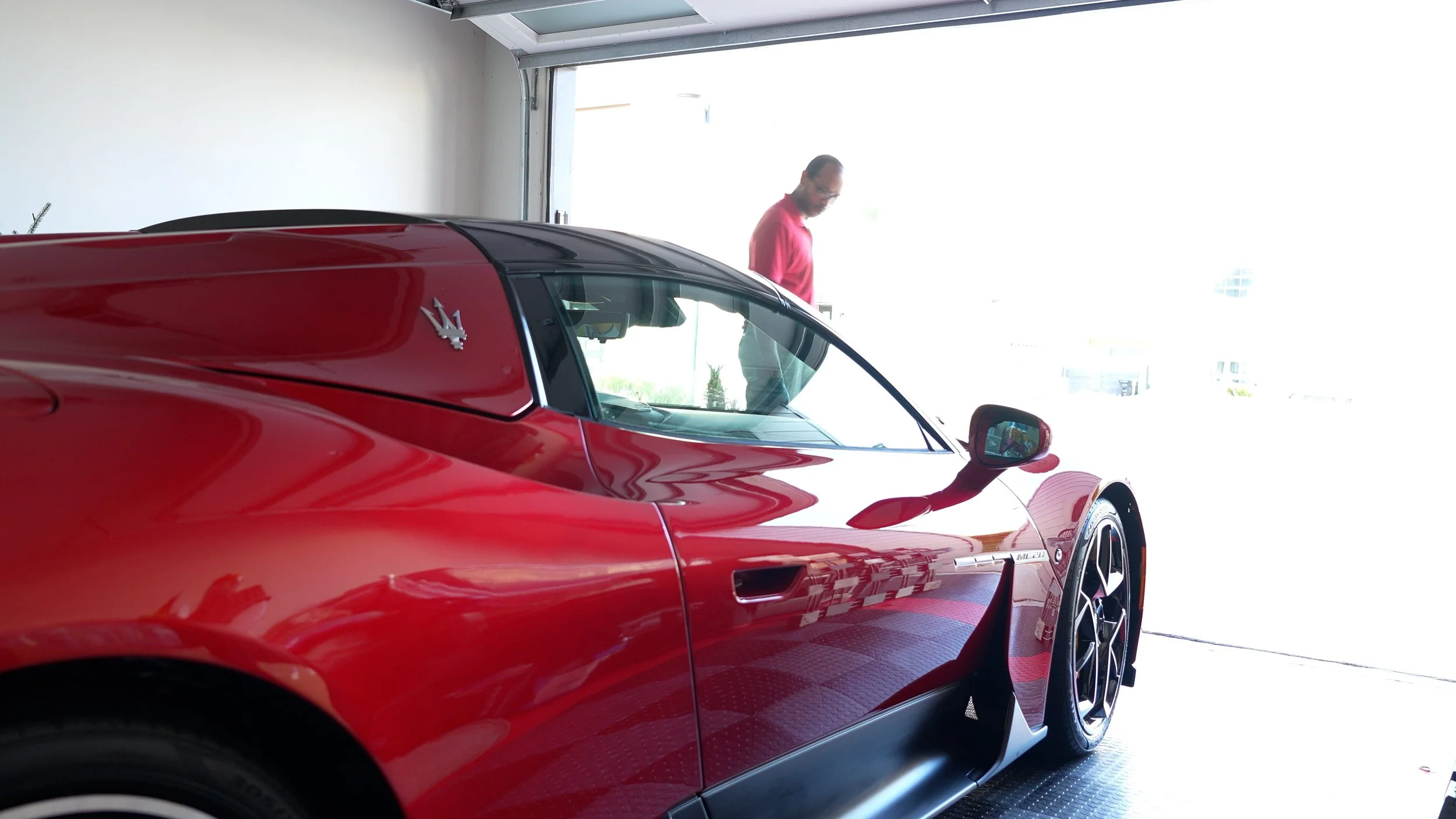 Maserati auto detailing and ceramic coating by Rodney Tatum Of Mirror Reflections Auto Spa