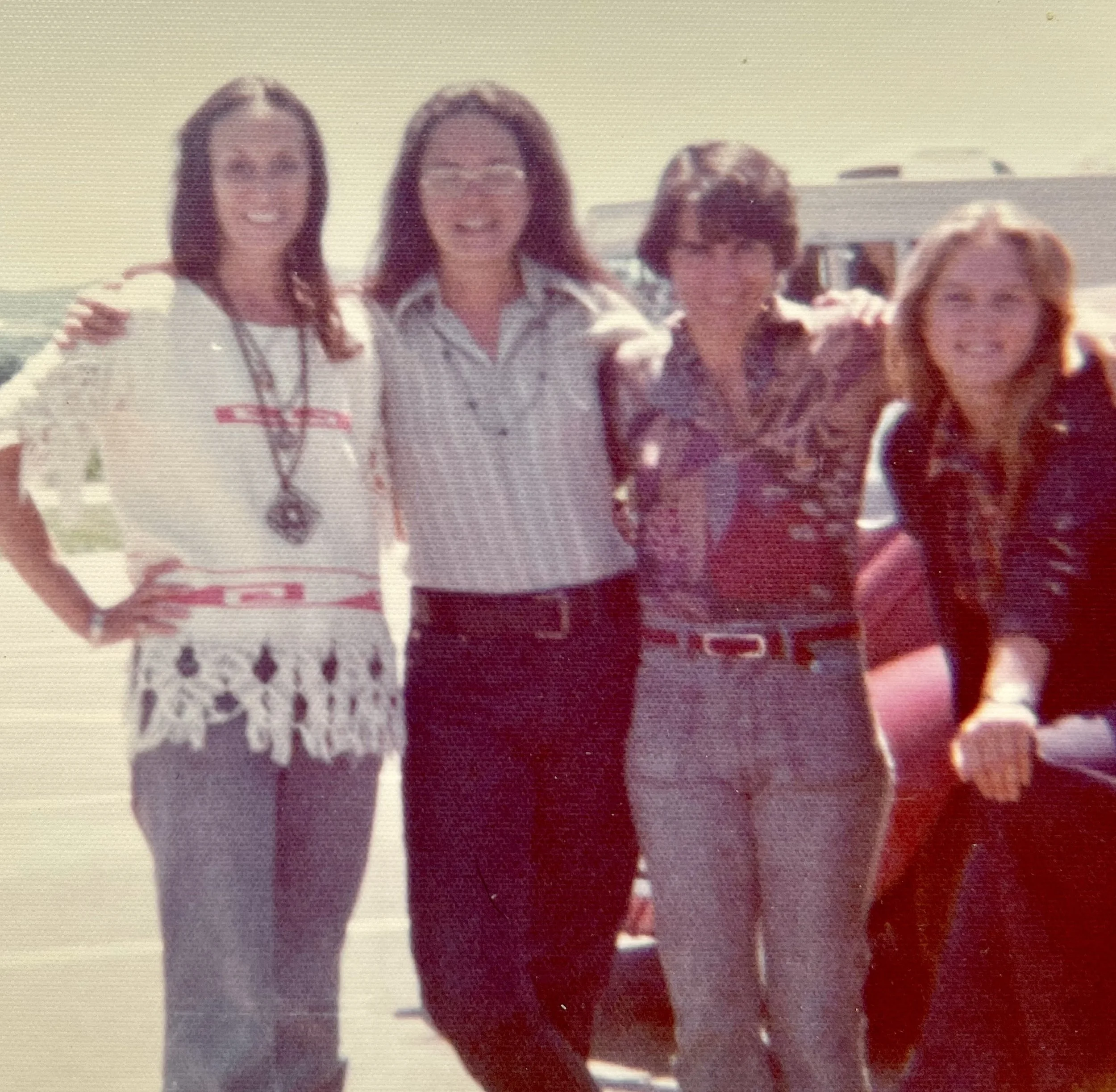 In 1975 Judith (second from left) attended the National Women's Political Caucus with the friends she made at Sagaris.