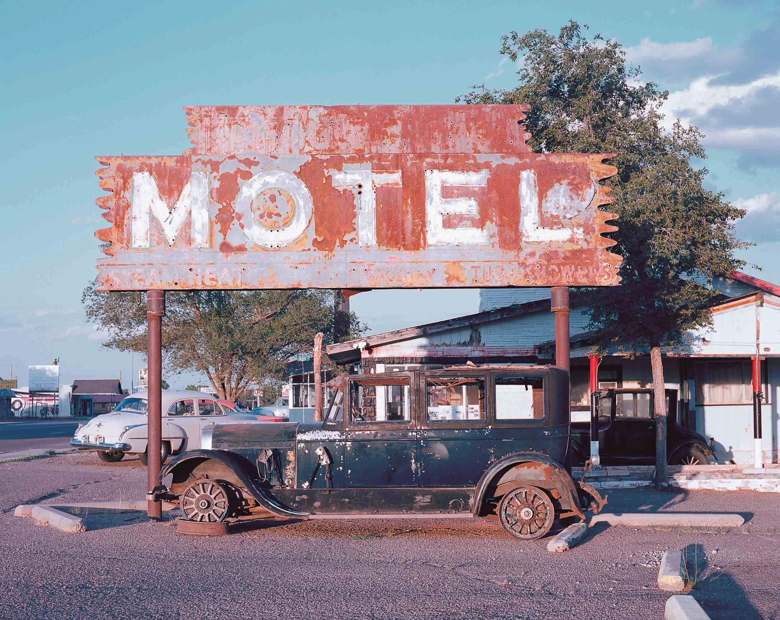 Old Motel sign in Tucumcari NM