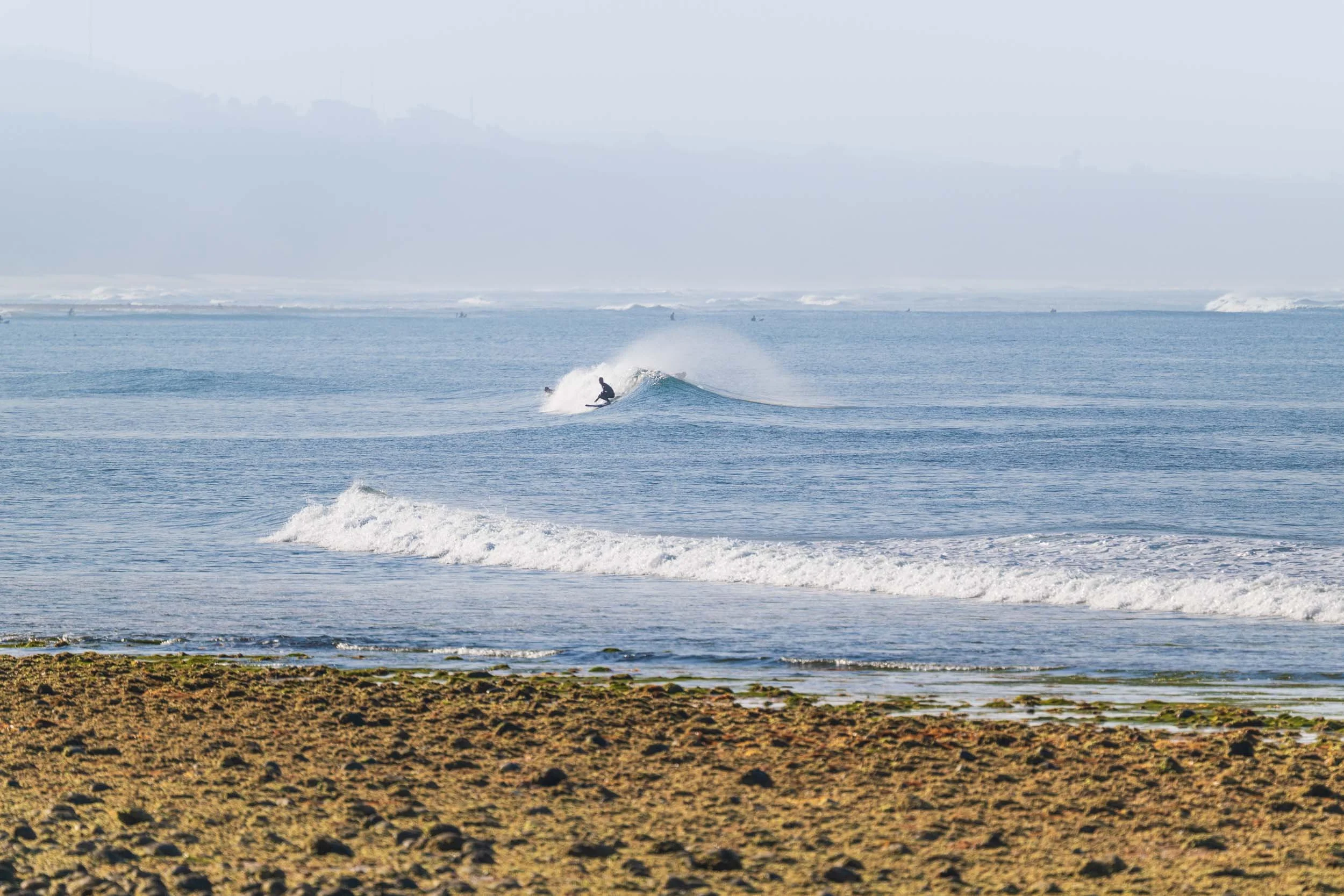 Surfer at lower trestles