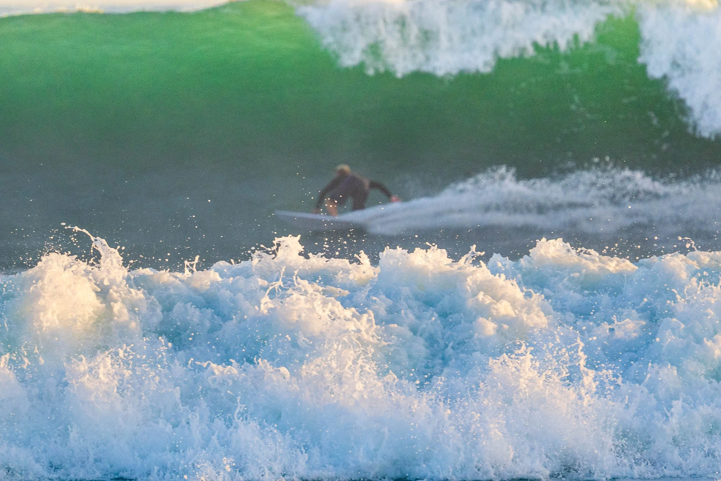 Surfer at lower trestles