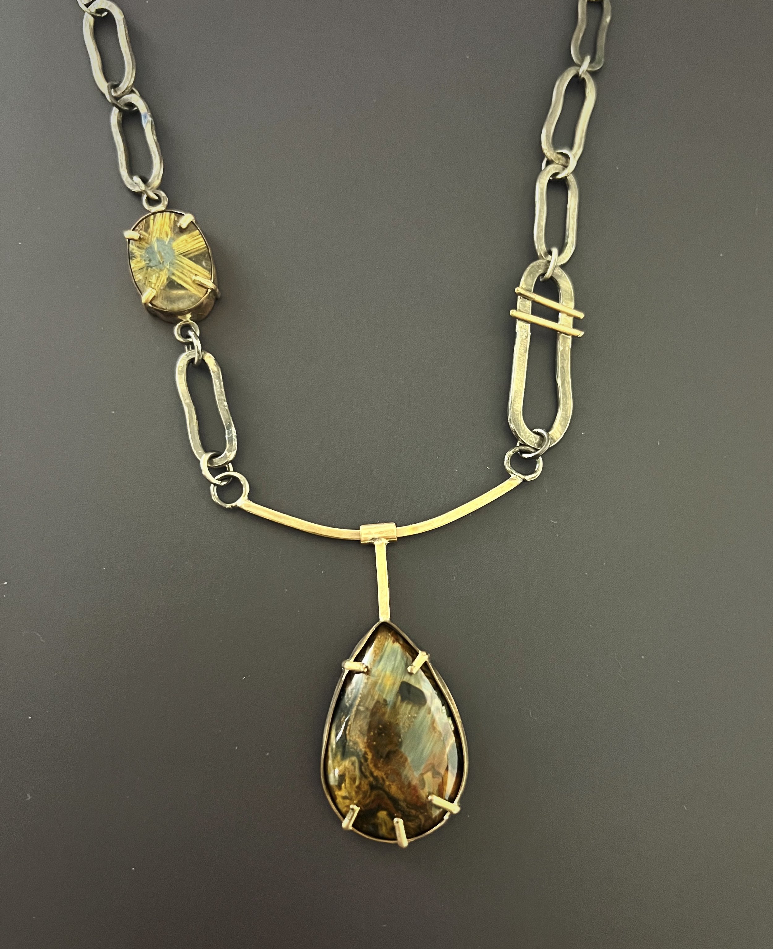 Swept in Gold necklace