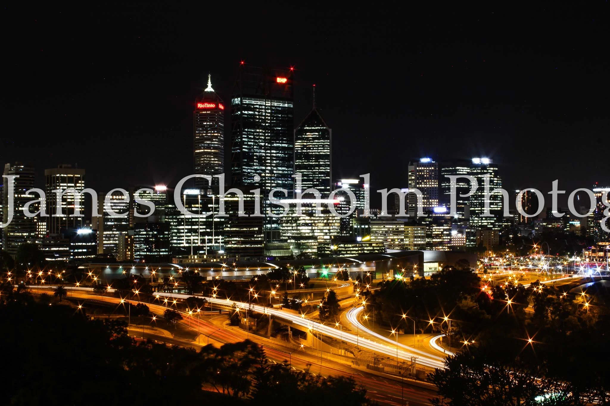 Perth Skyline by Night

- Perth, Australia