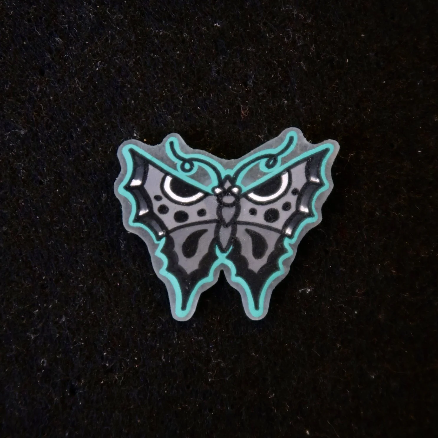 Hand Painted Shrinky Dink Pin