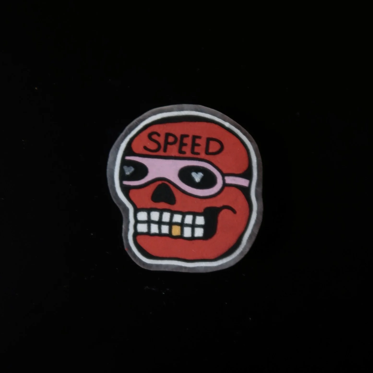 Hand Painted Shrinky Dink Magnet