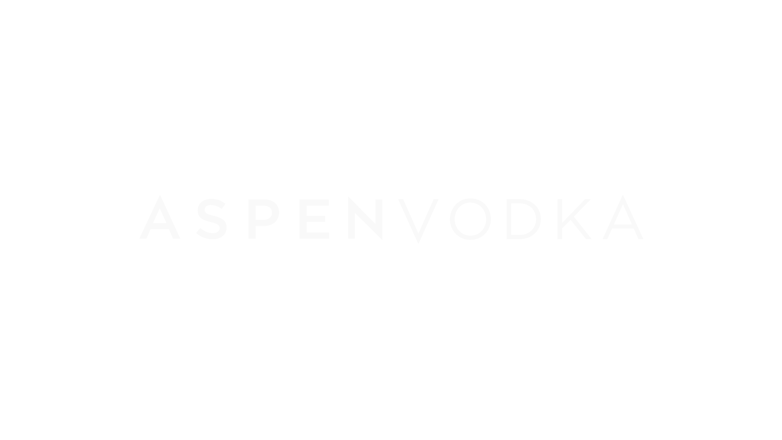 Text logo with the words 'Aspen Vodka' in white font on a black background.
