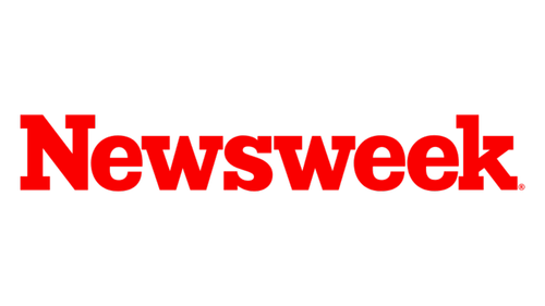 Newsweek logo in red text on a black background.
