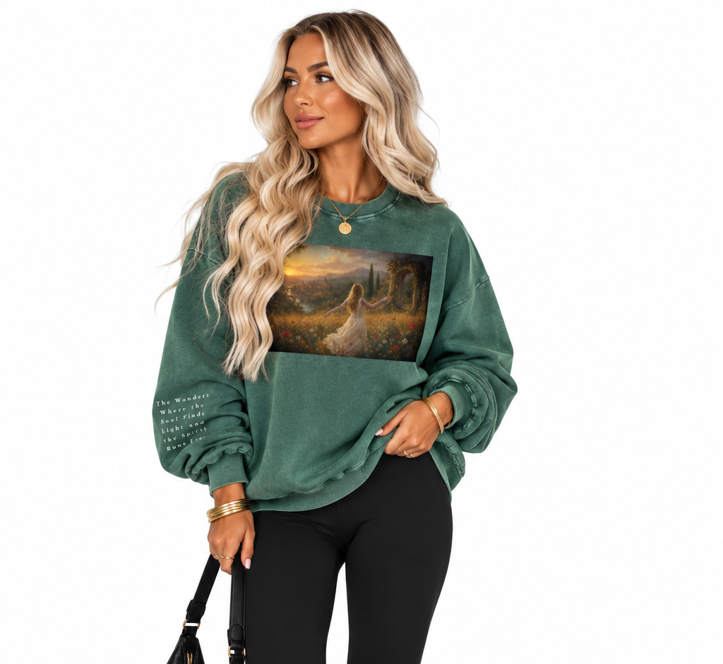FREE SPIRIT | LUXURY CREW NECK SWEATSHIRT