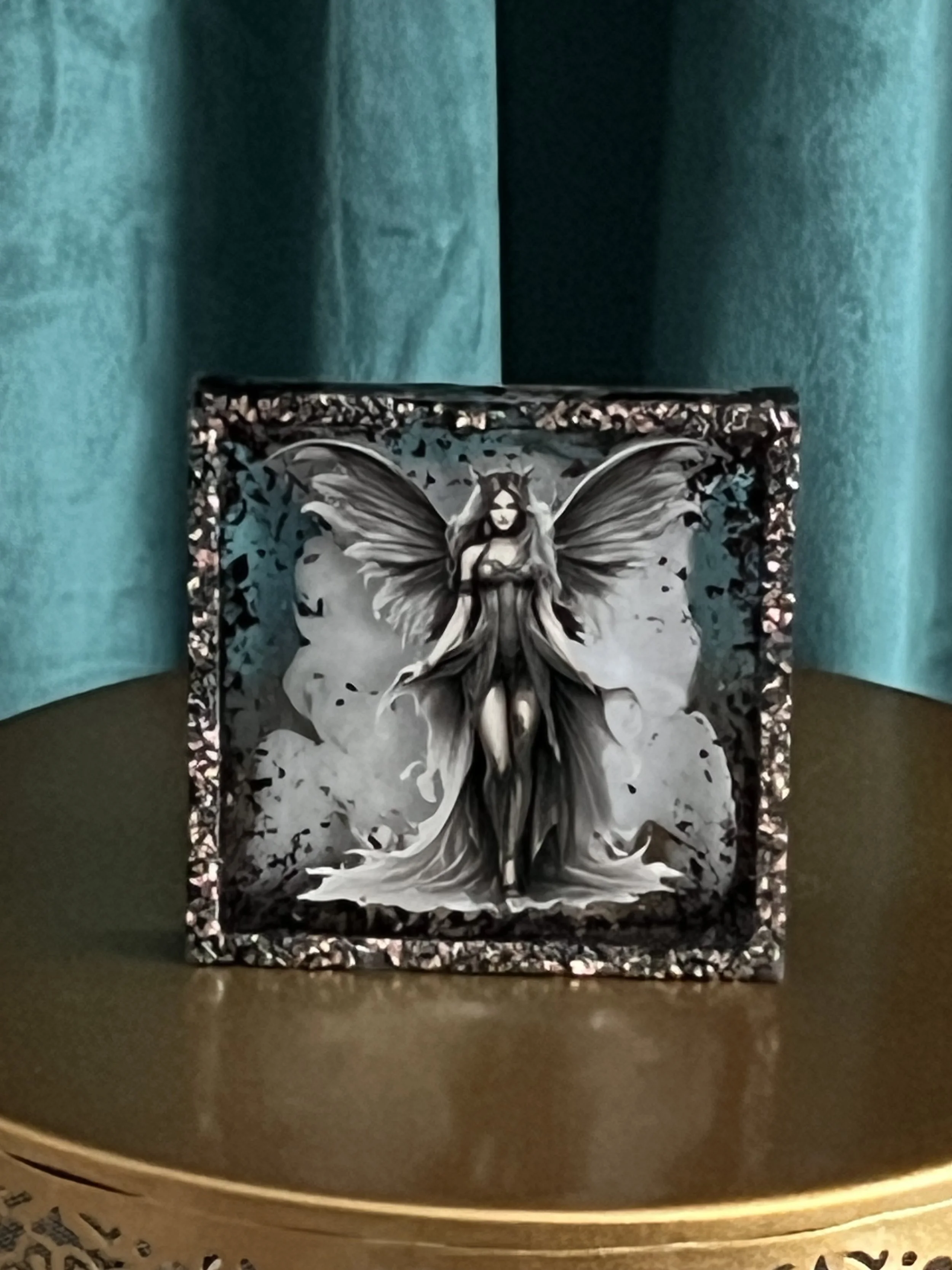 Gothic Dark Fairy Art Block