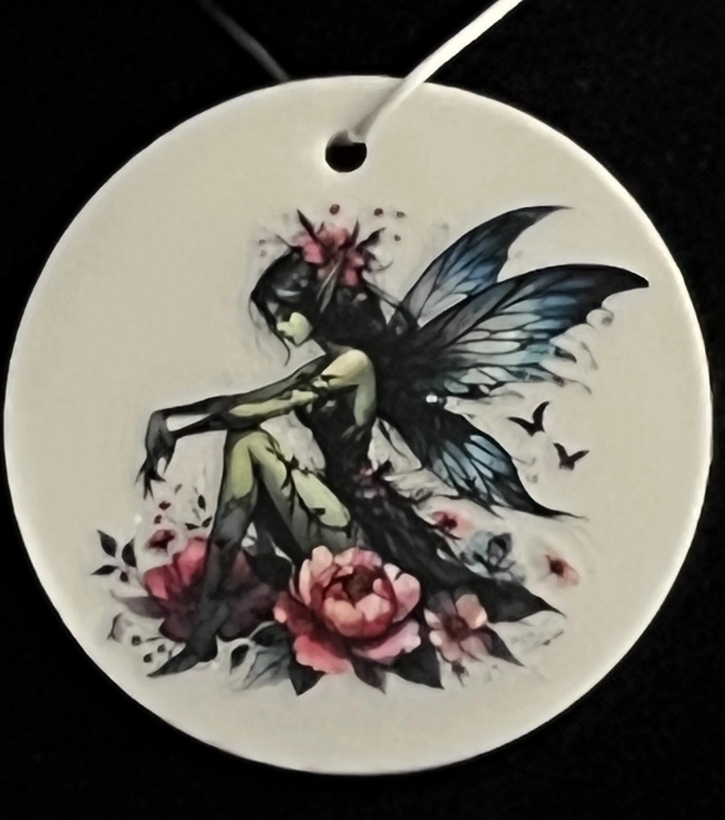 Enchanted Dark Fairy Ornament III