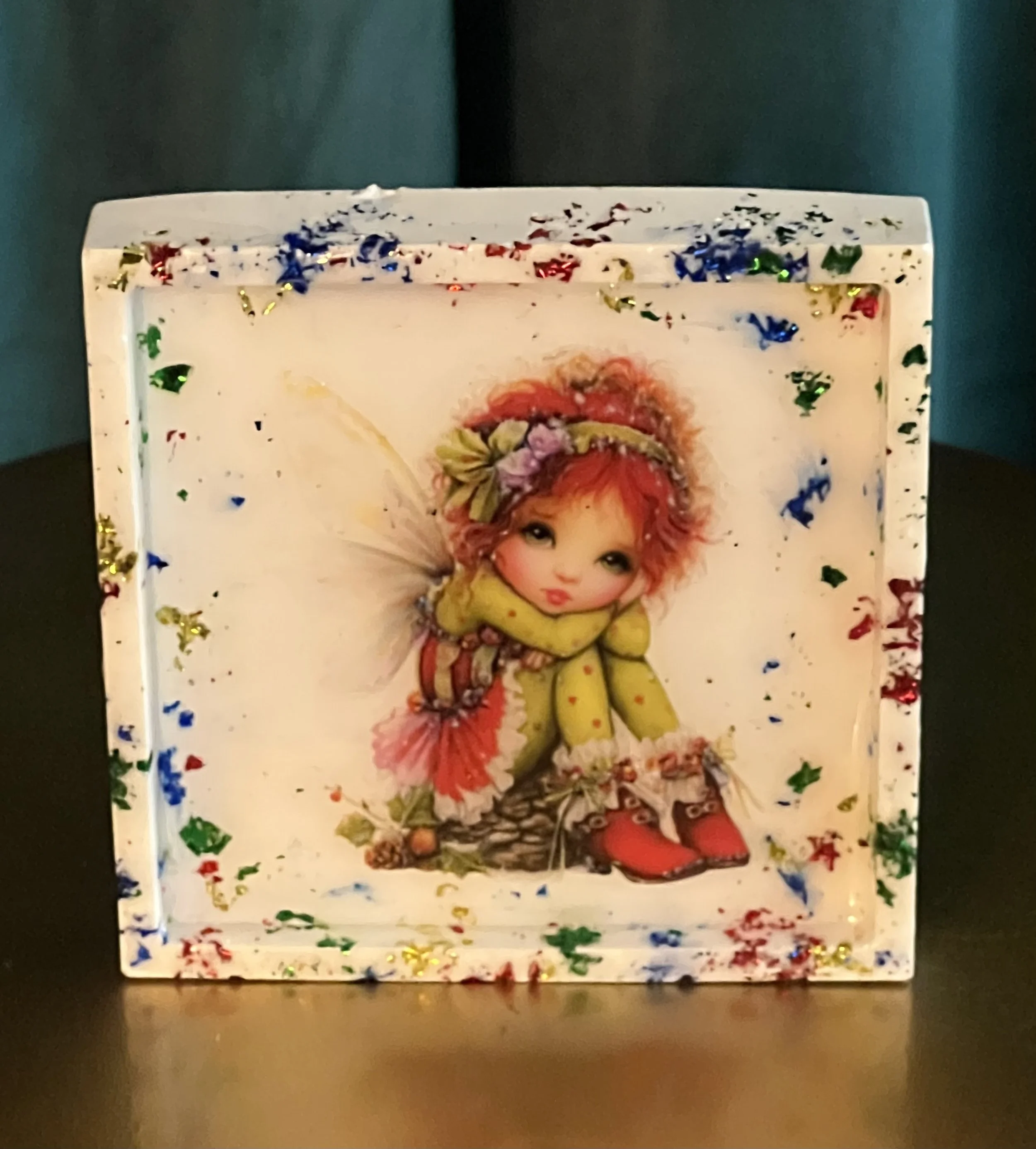 Holiday Fairy Art Block