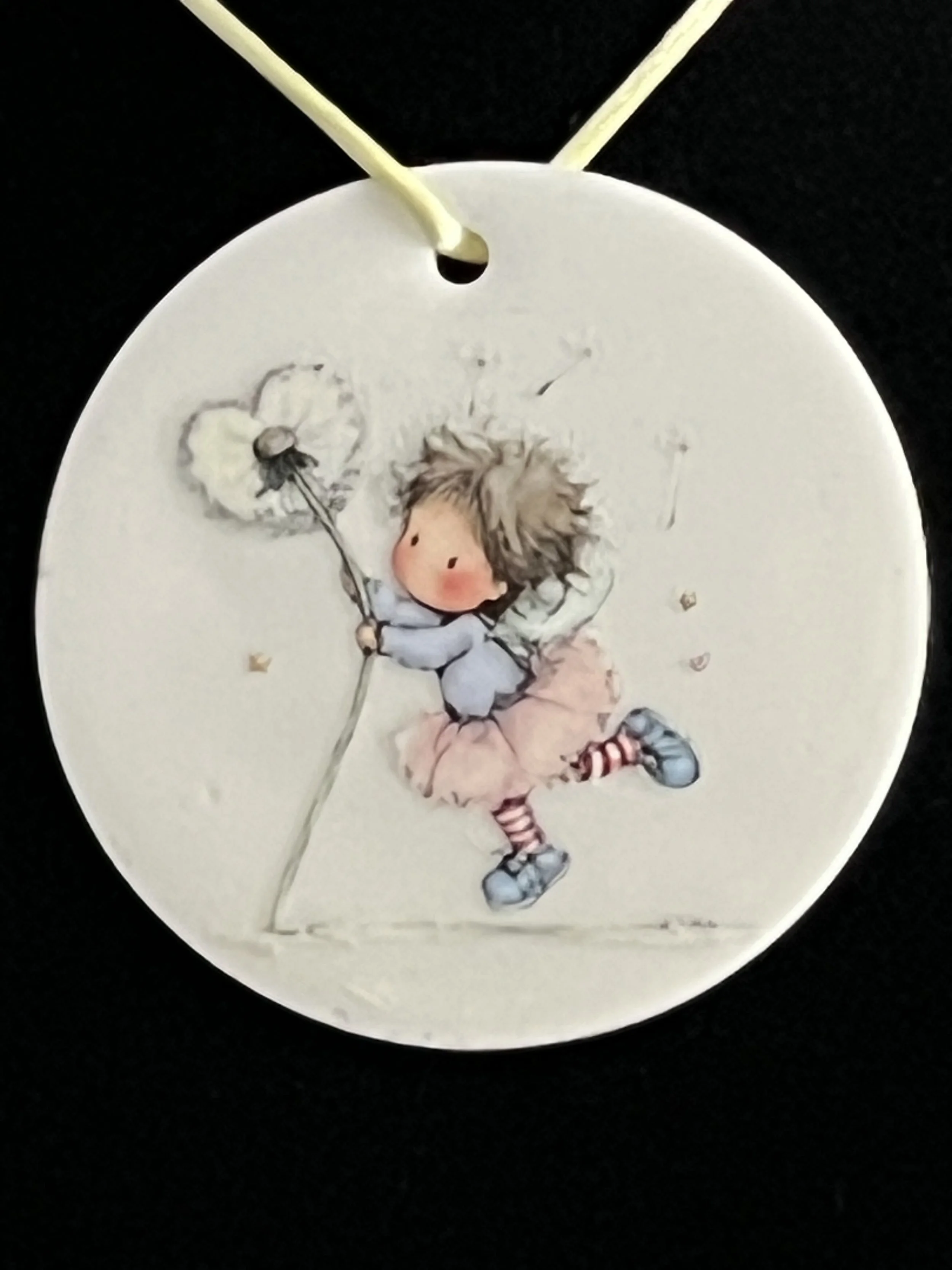 Whimsical Child Fairy Ornament II