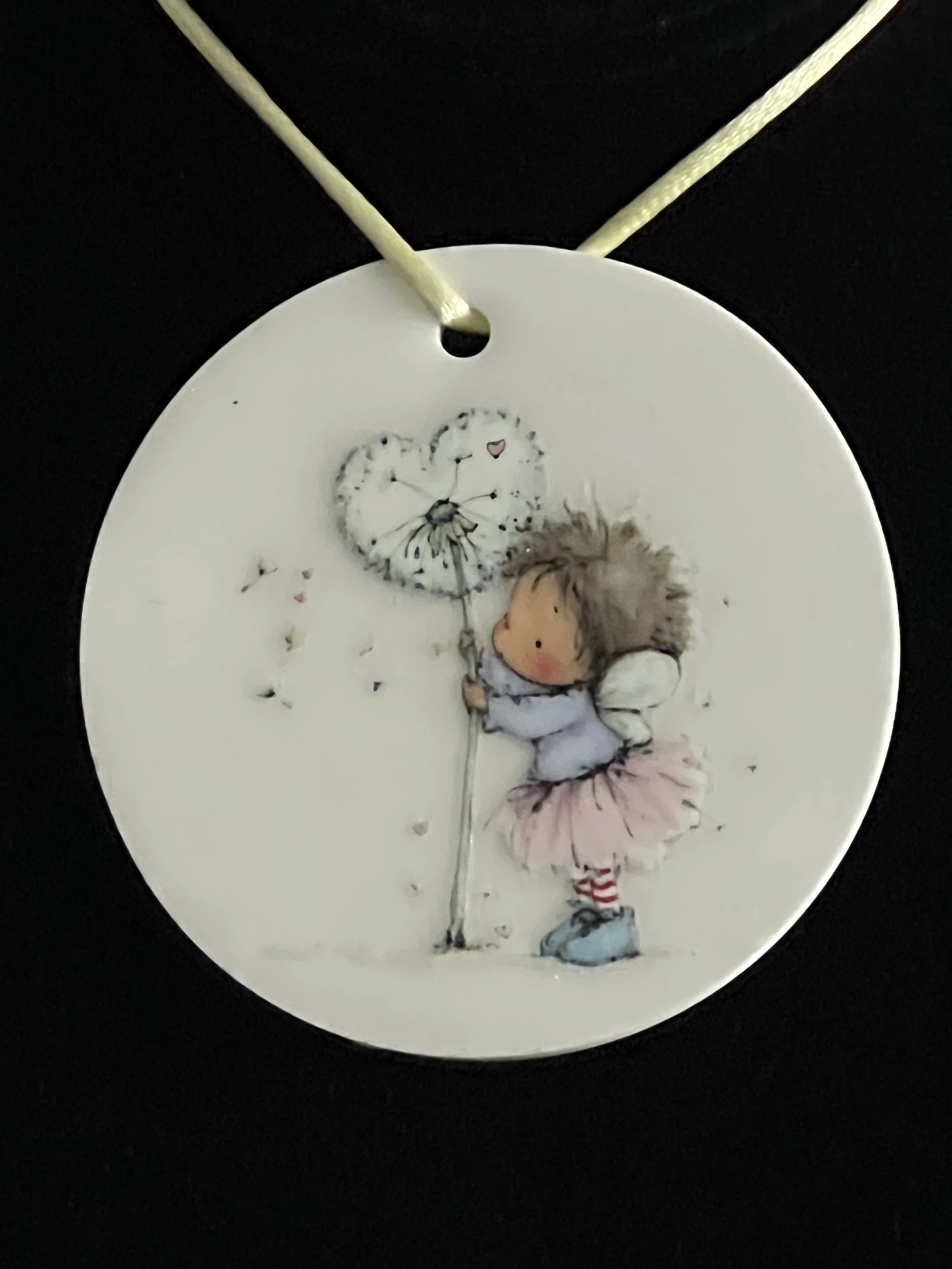 Whimsical Child Fairy Ornament III