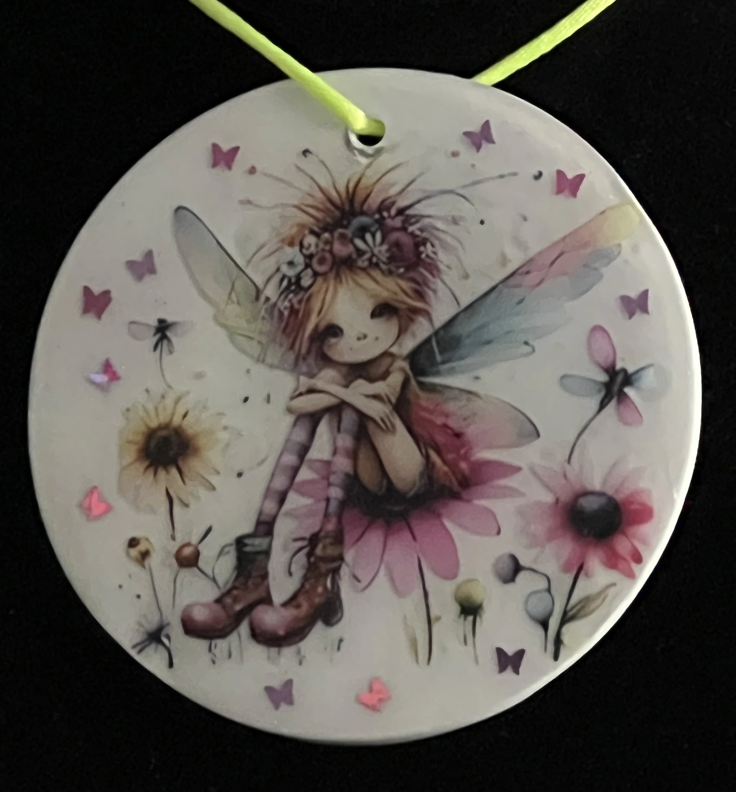 Enchanting Fairy Garden Flower Ornament