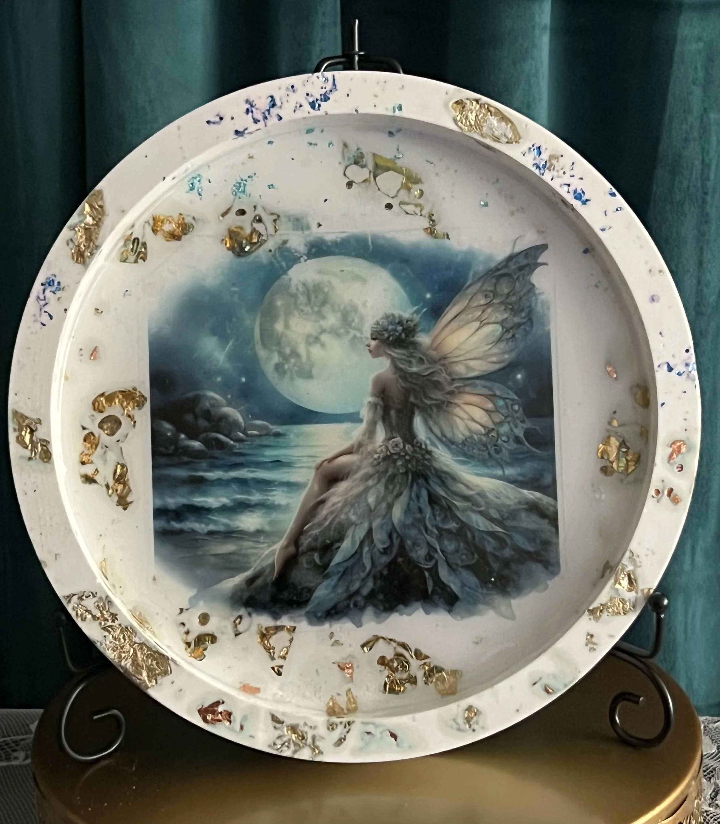 Moonlit Fairy Decorative Tray