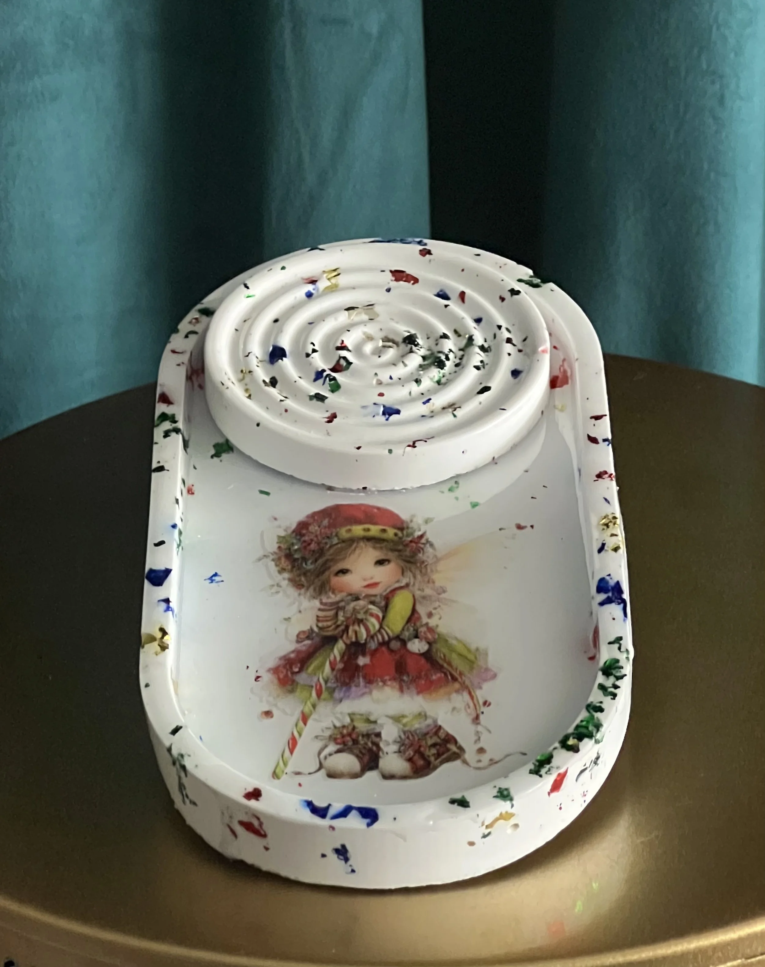 Enchanted Fairy Holiday Decor Incense Burner and Tray III