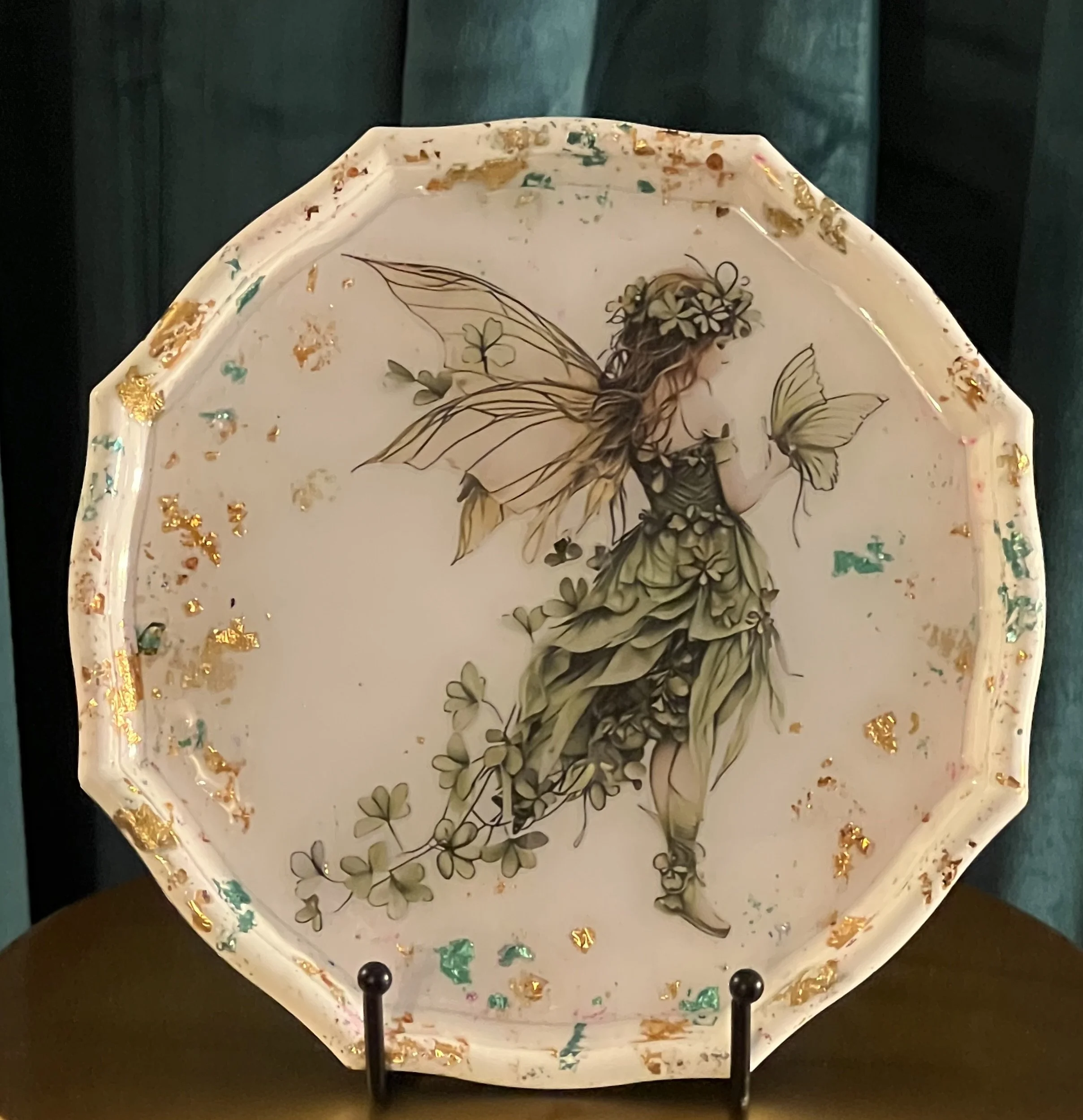 Enchanted Forest Fairy Decorative Tray