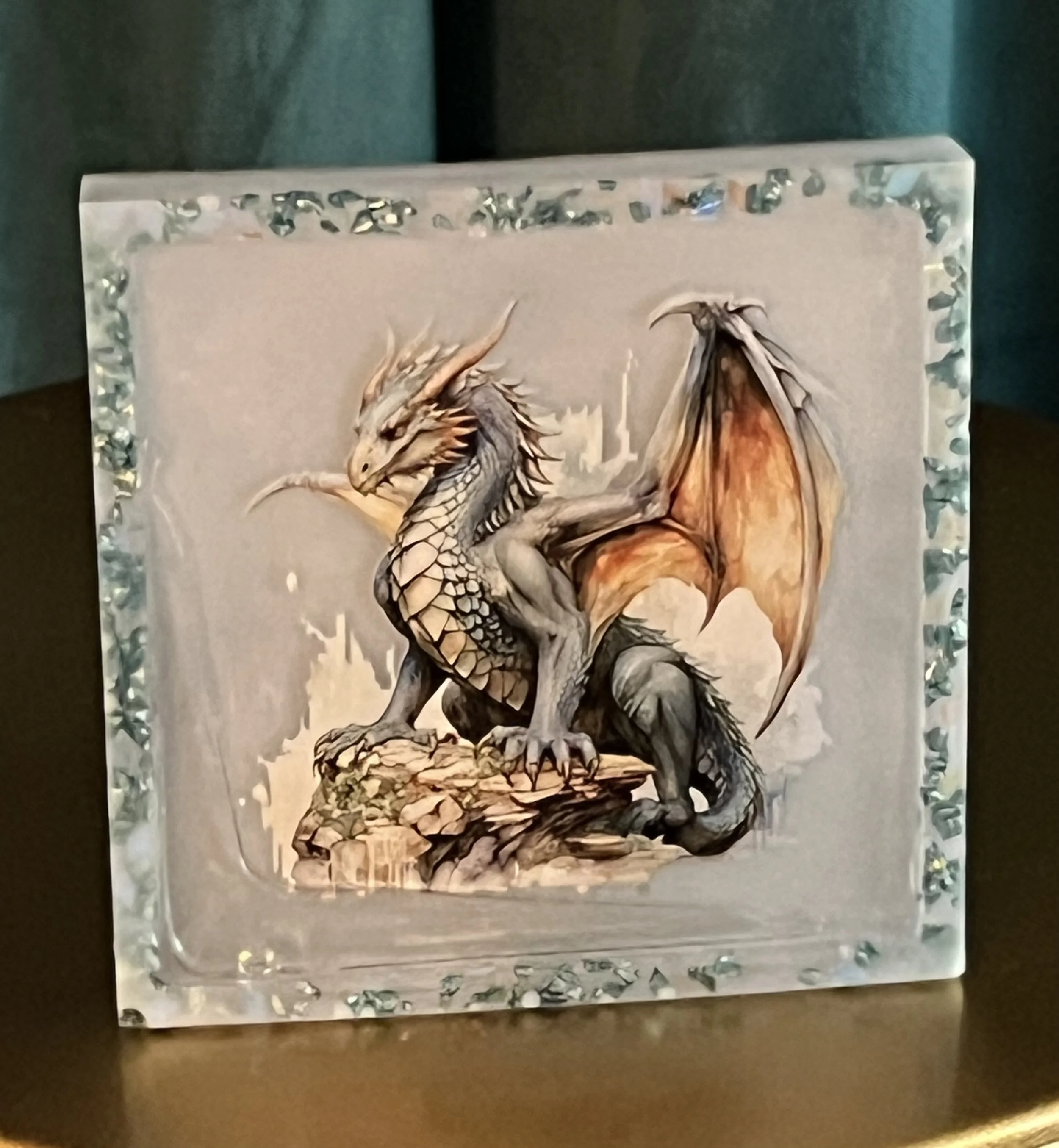 Dragon Crystal Art Block