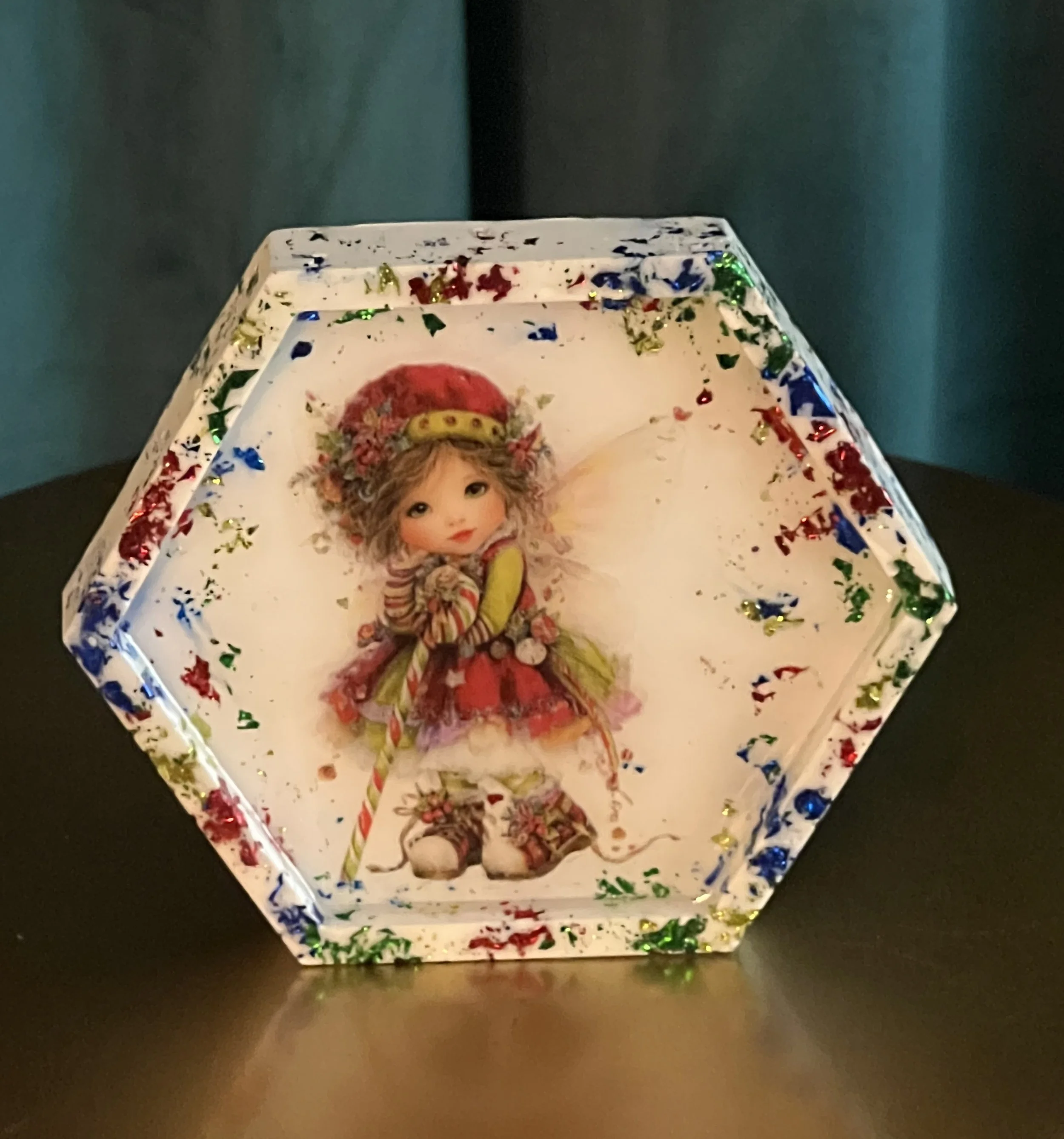 Enchanted Holiday Fairy Art Block