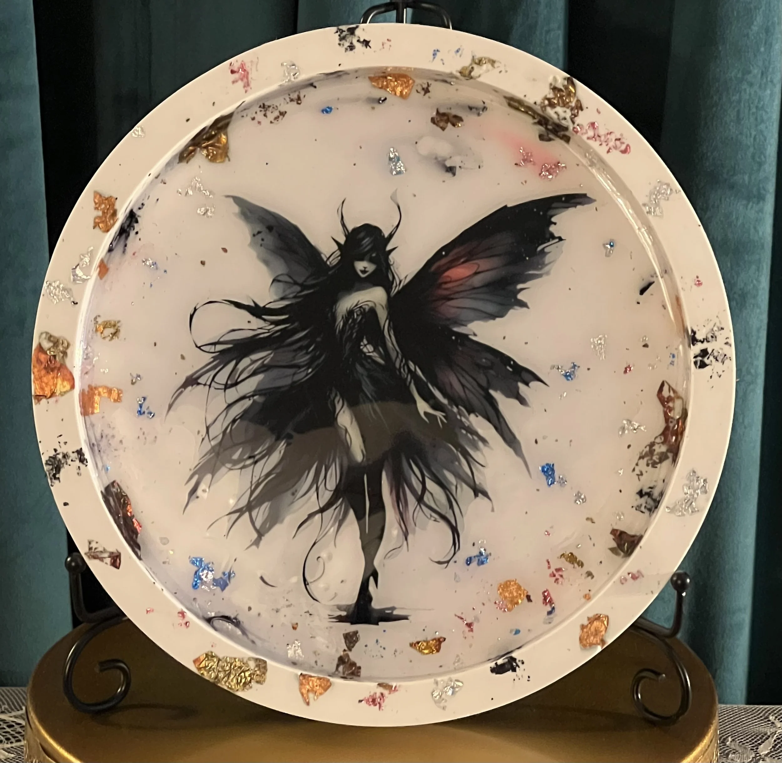 Enchanting Dark Elf Fairy Tray