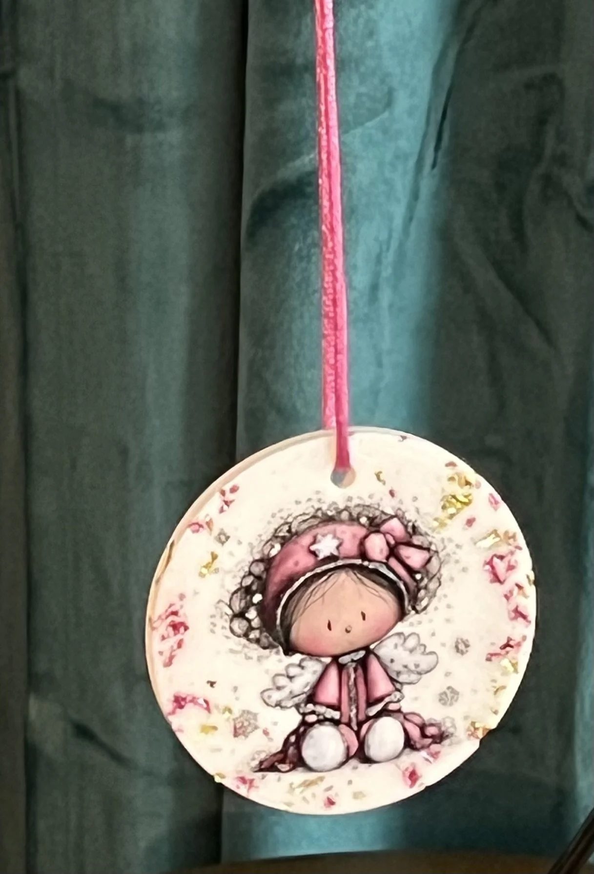 Whimsical Angel Ornament