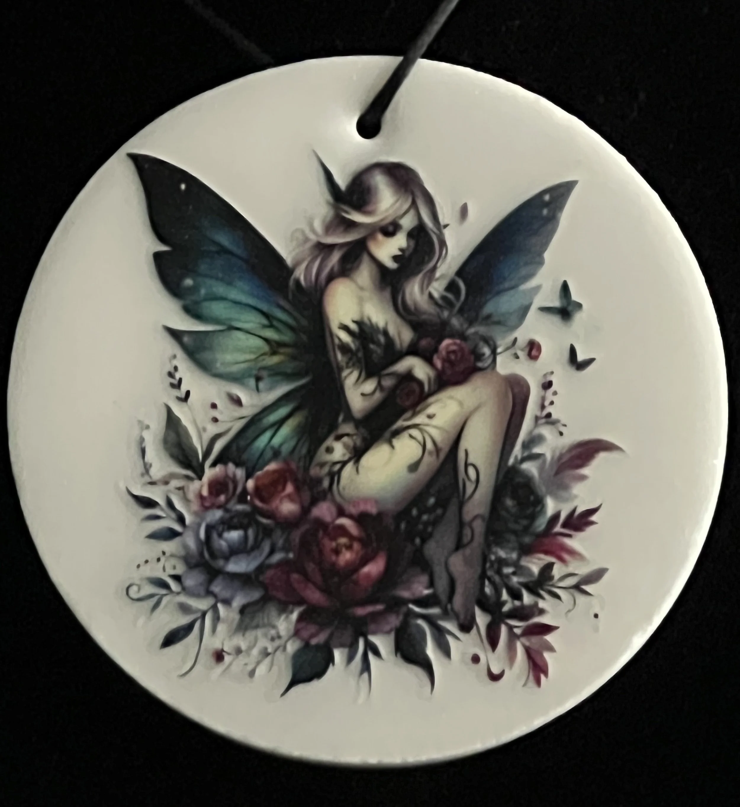 Enchanted Dark Fairy Ornament II