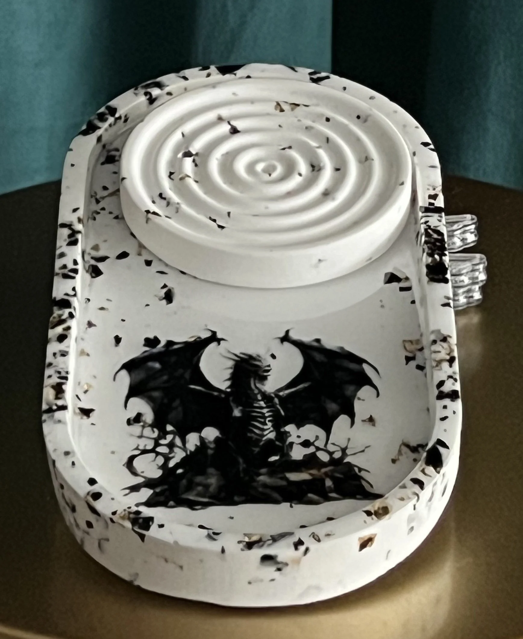 Dragon Undead Guardian Incense Burner and Tray II