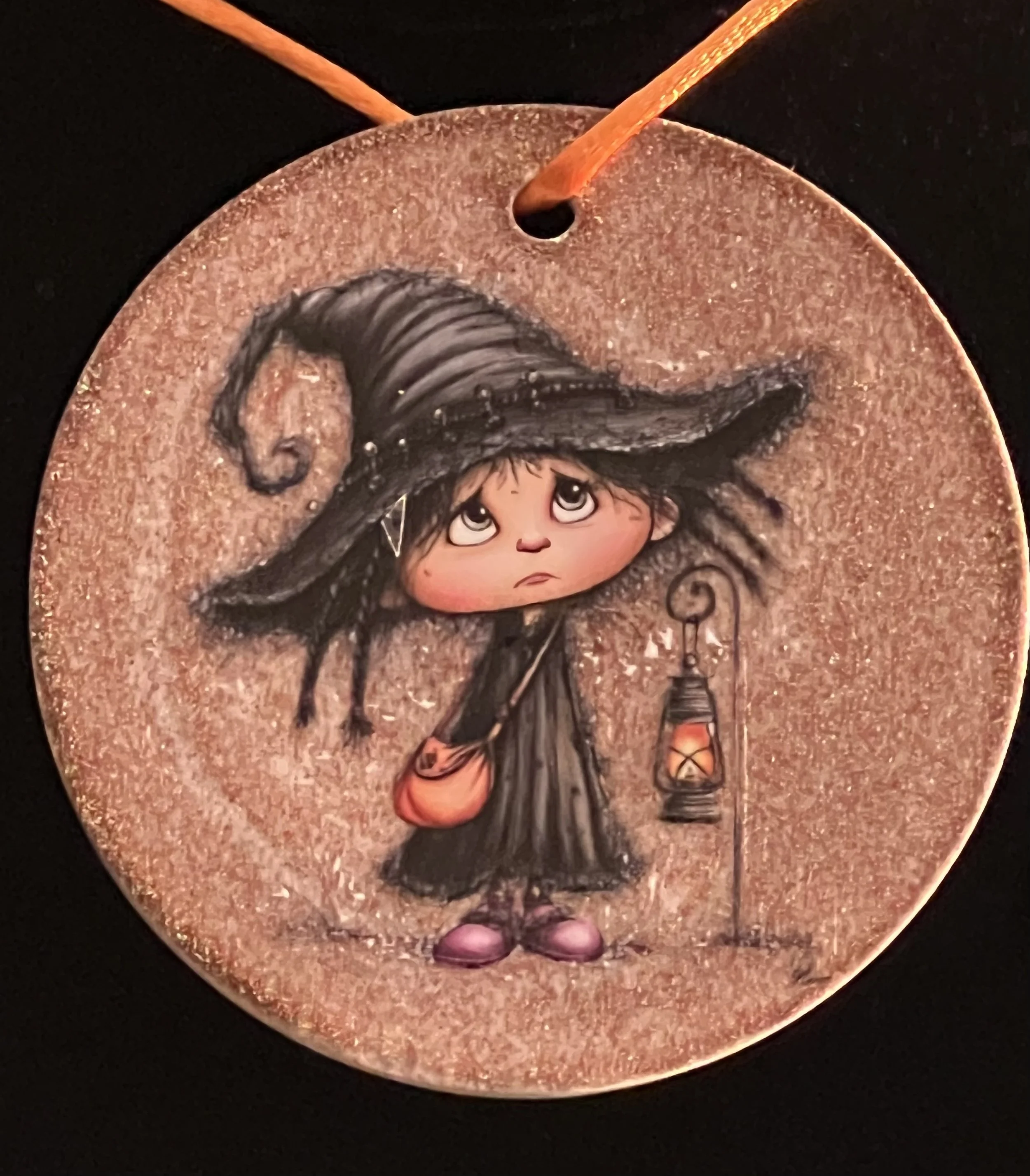 Enchanting Witch Halloween Ornament