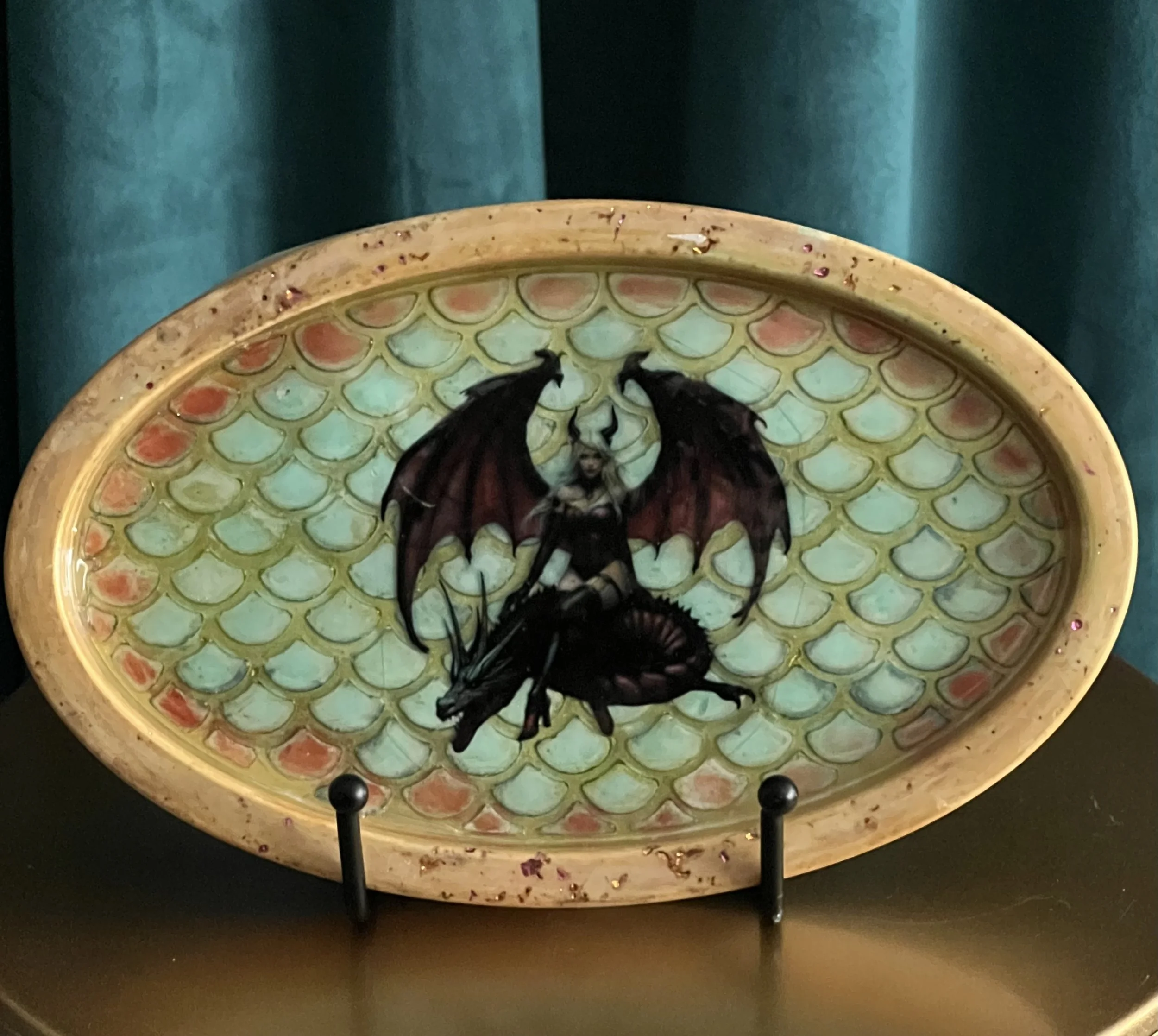 Dragon Empress Deorative Tray