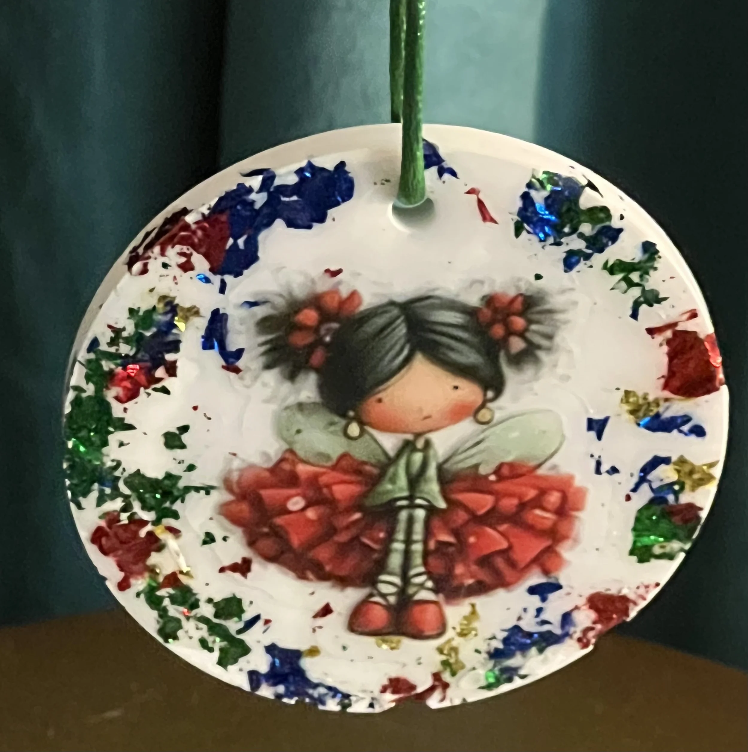 Whimsical Holiday Fairy Ornament