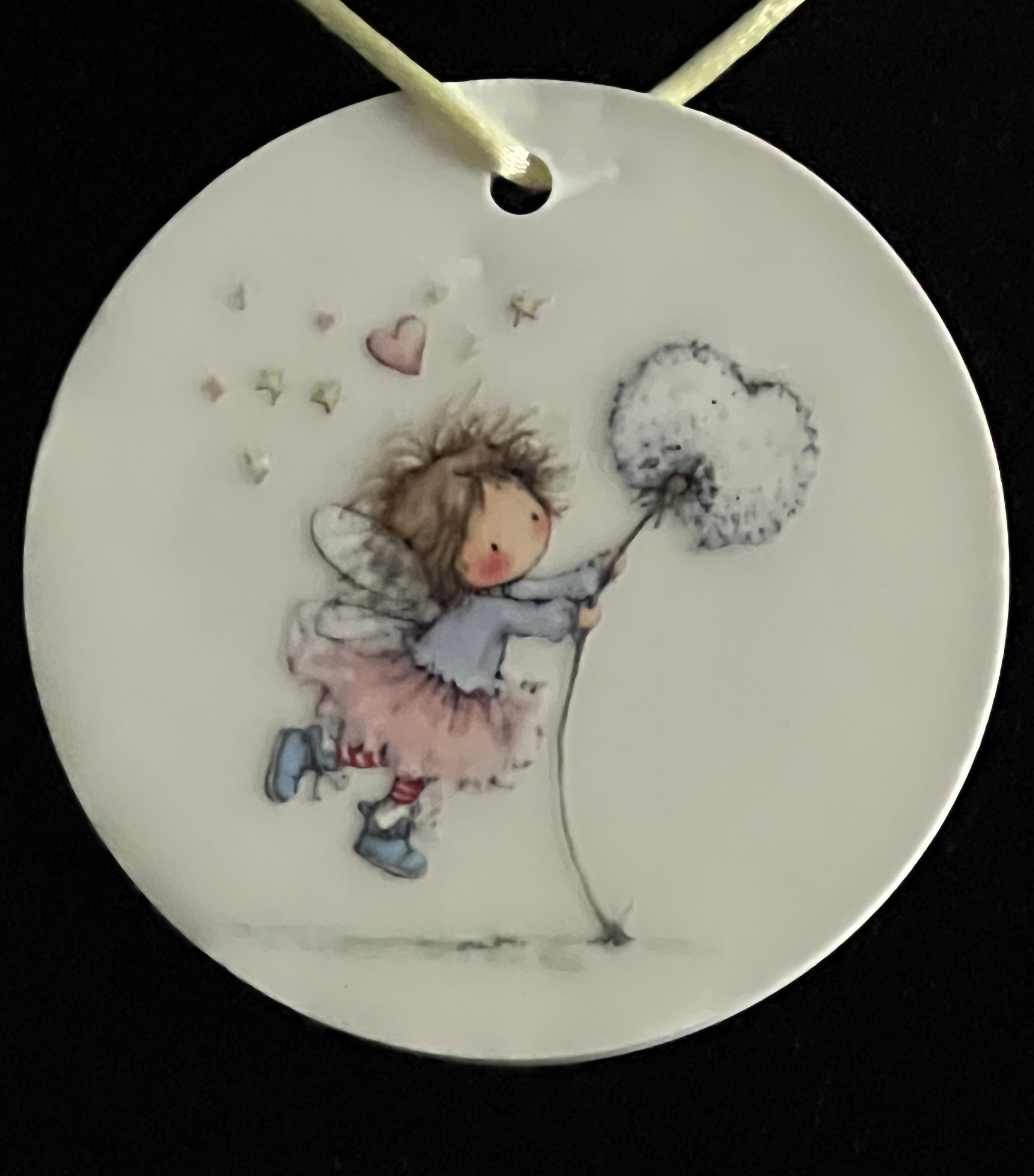 Whimsical Child Fairy Ornament IV