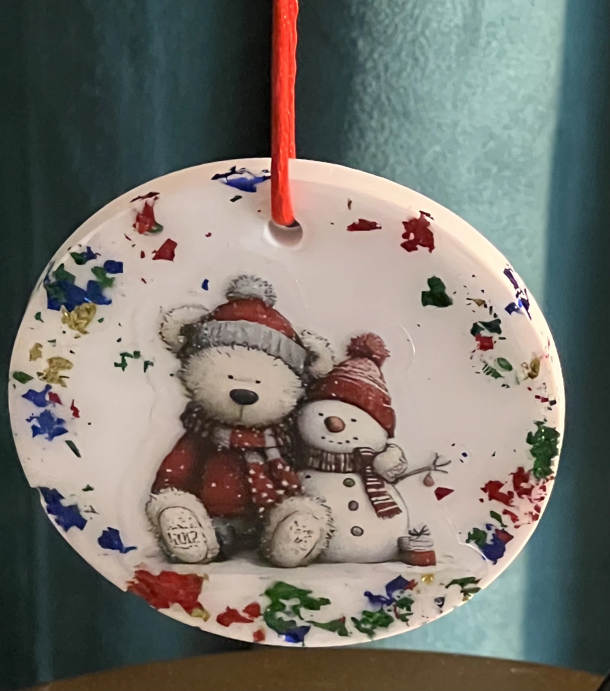 Holiday Cheer Bear & Friend Ornament