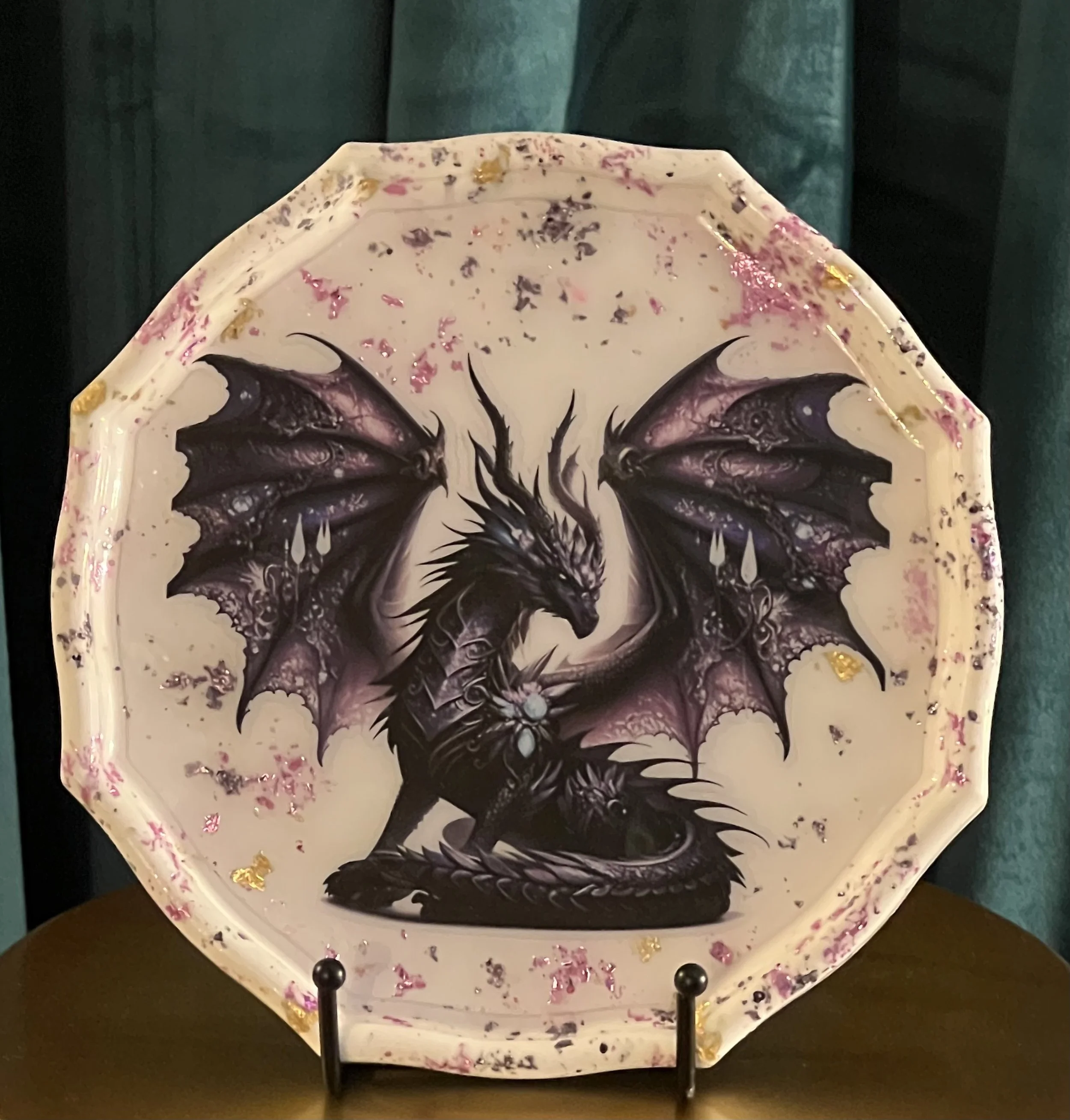 Mystic Dragon Decorative Tray