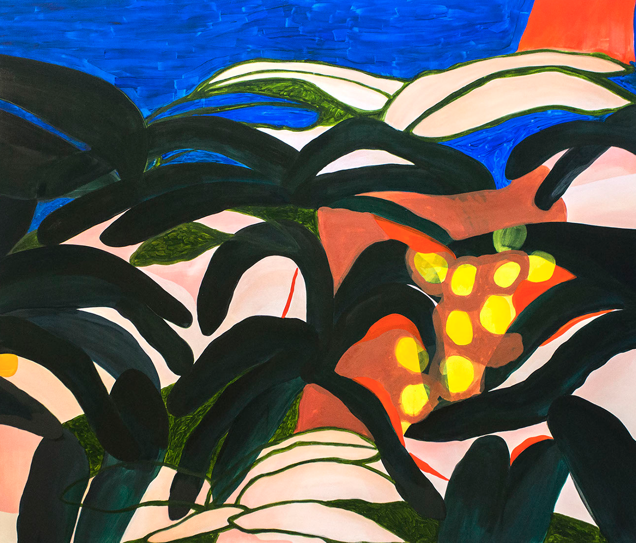 Untitled, Oil on canvas, 48x84 inches, 2017