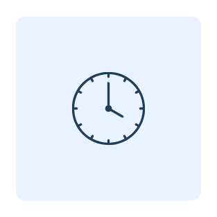 Clock showing 12:00