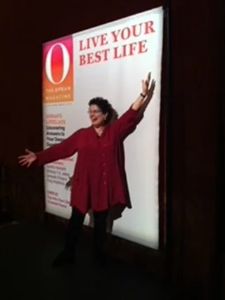 Oprah Winfrey and an expert in Public Speaking Without Fear.